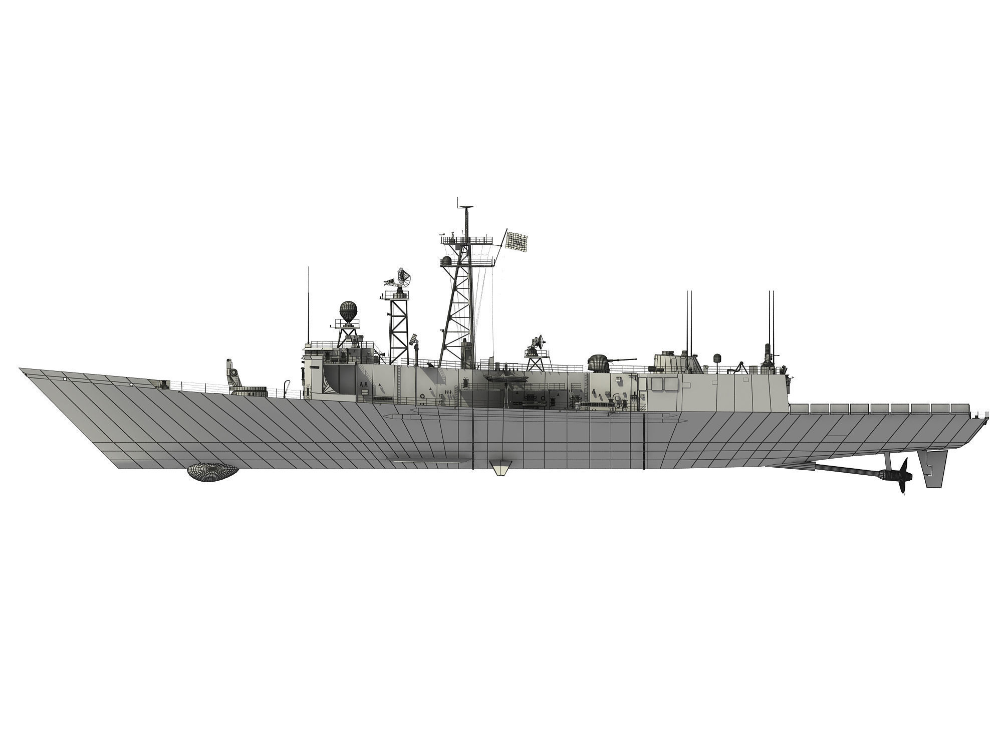 HMAS ADELAIDE AUSTRALIAN PERRY CLASS FRIGATE1 3D model_11