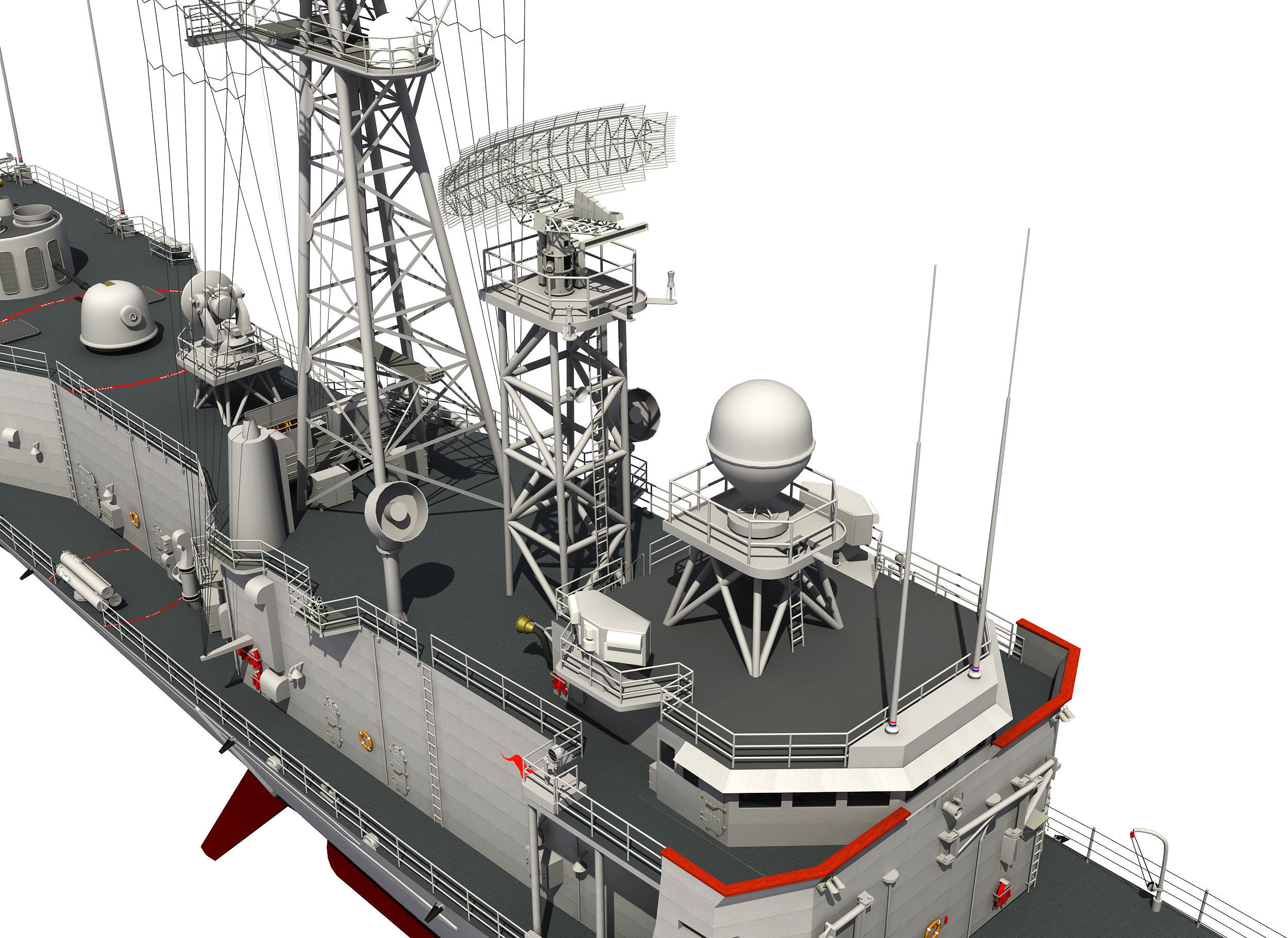 HMAS ADELAIDE AUSTRALIAN PERRY CLASS FRIGATE1 3D model_3