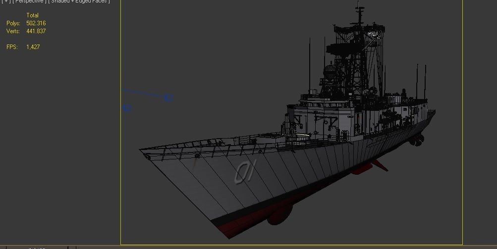 HMAS ADELAIDE AUSTRALIAN PERRY CLASS FRIGATE1 3D model_24
