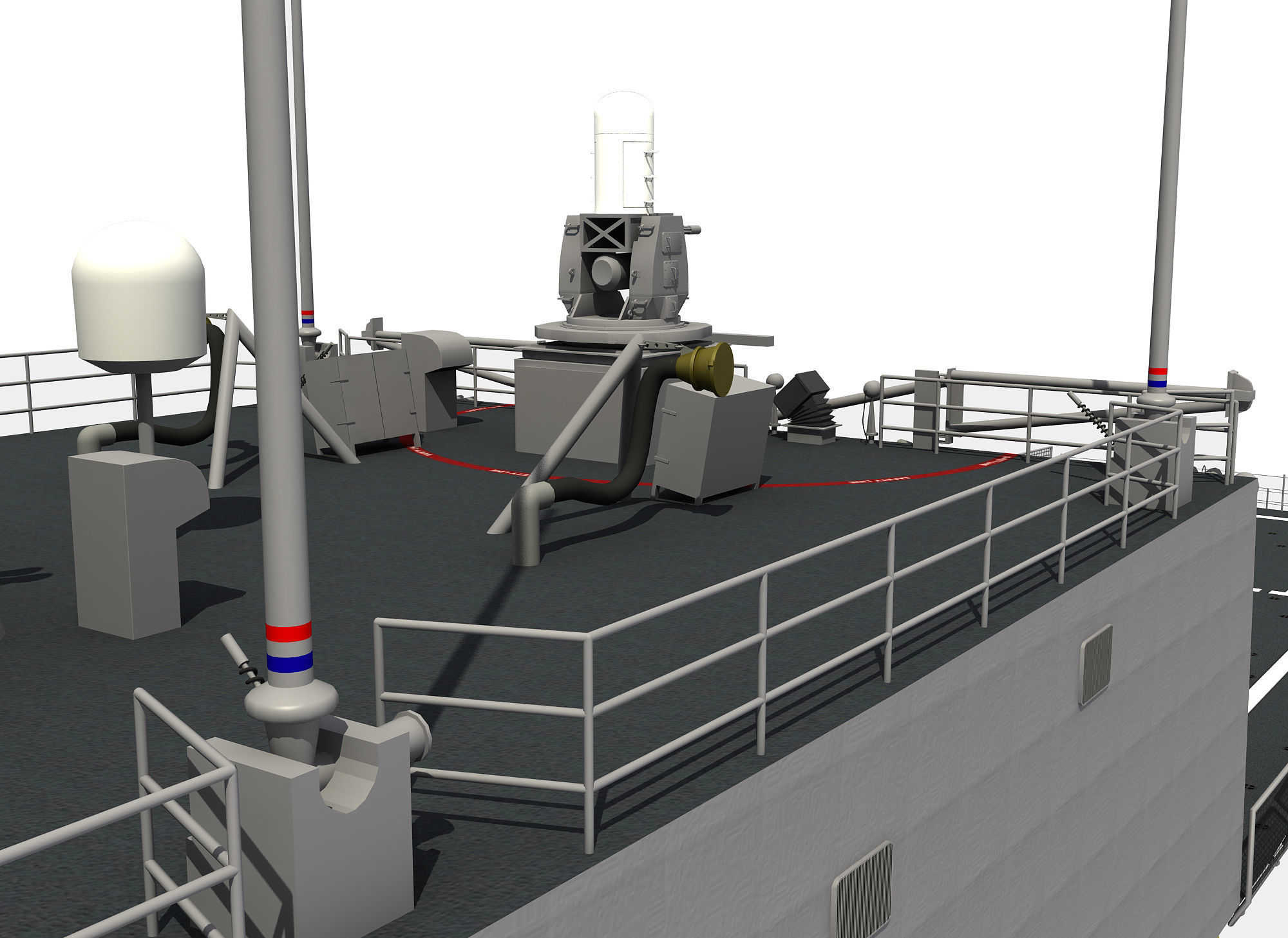HMAS ADELAIDE AUSTRALIAN PERRY CLASS FRIGATE1 3D model_15