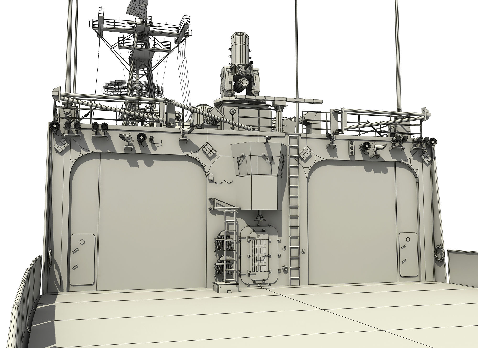 HMAS ADELAIDE AUSTRALIAN PERRY CLASS FRIGATE1 3D model_21