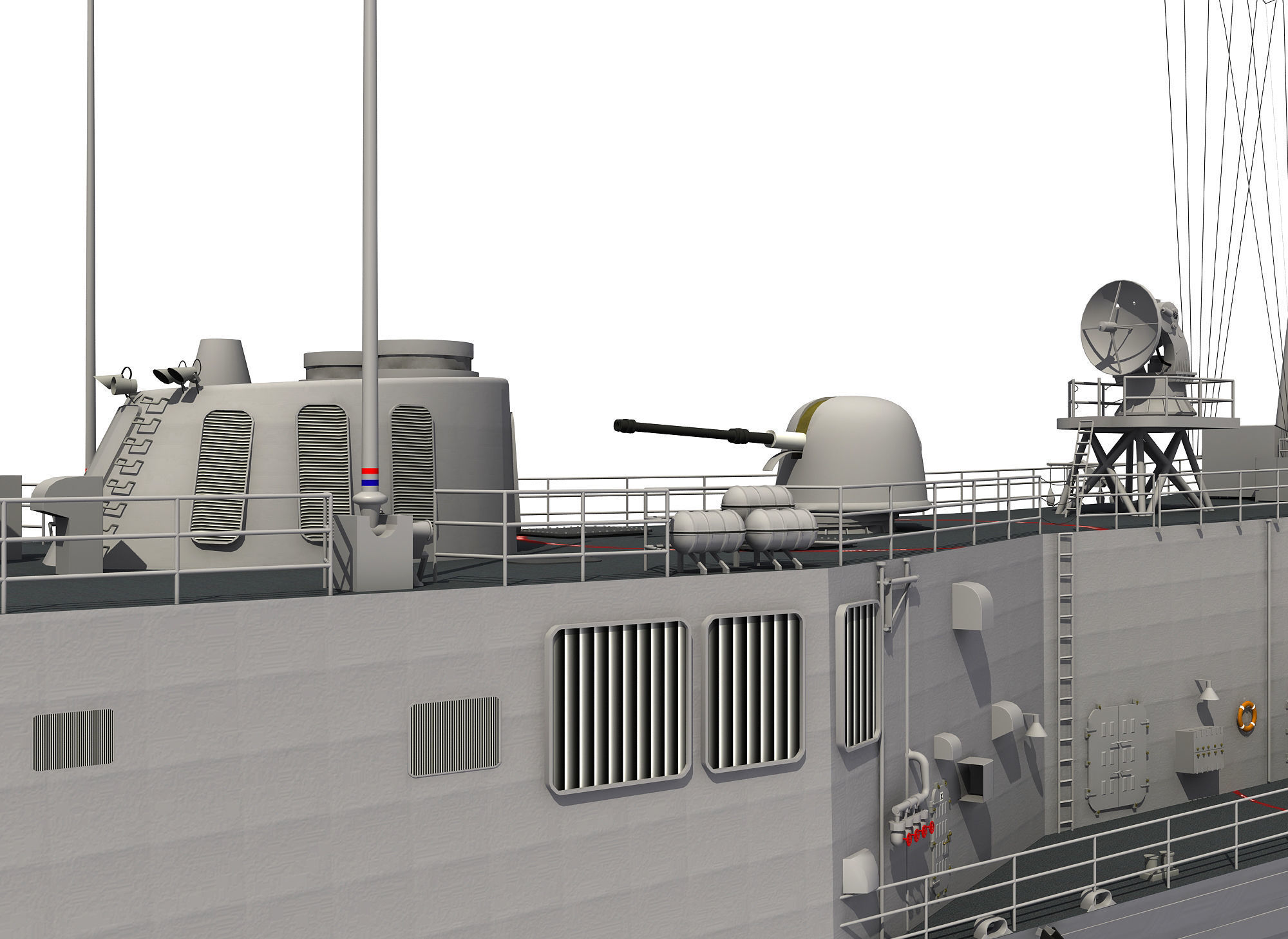 HMAS ADELAIDE AUSTRALIAN PERRY CLASS FRIGATE1 3D model_22