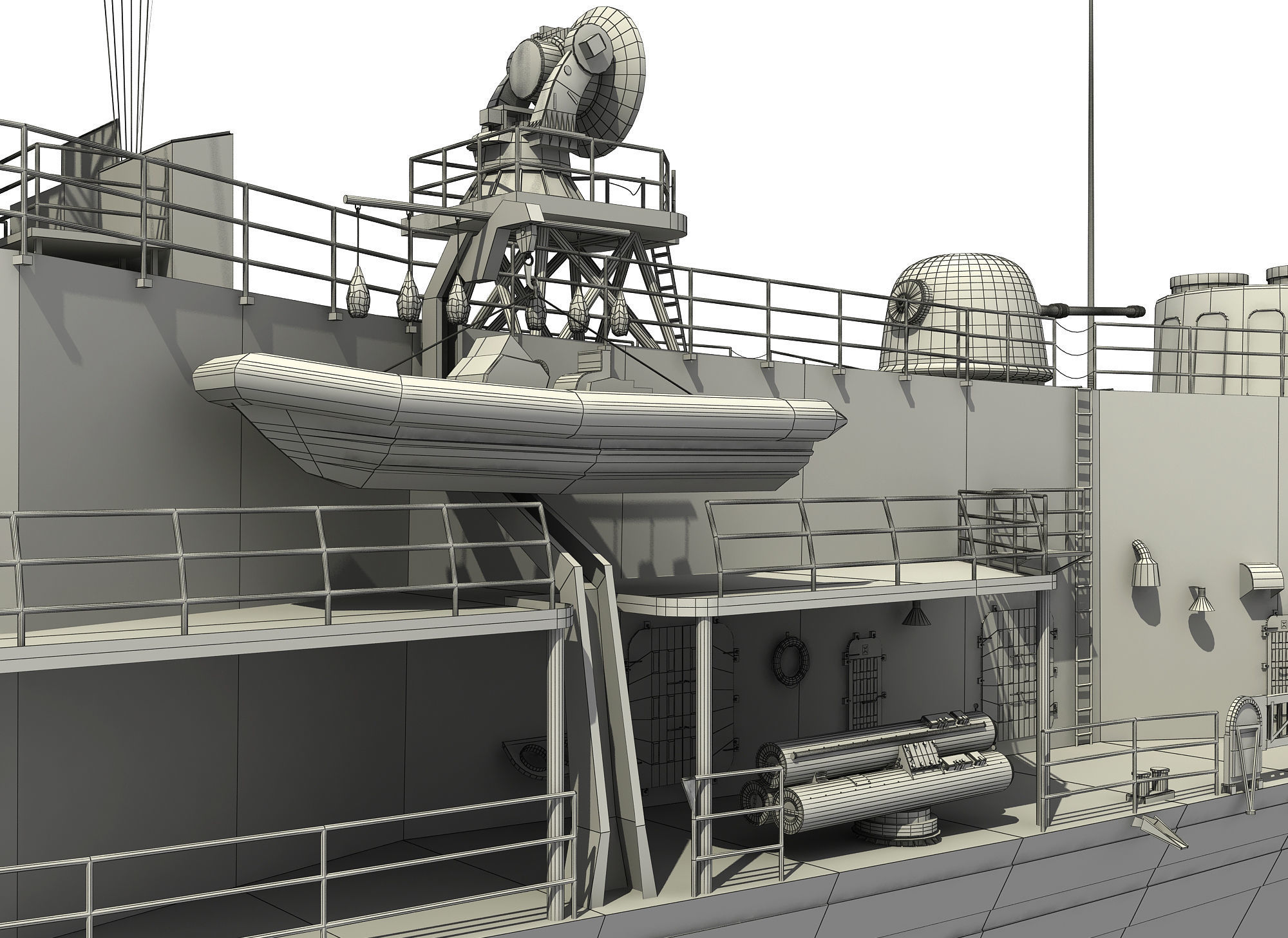 HMAS ADELAIDE AUSTRALIAN PERRY CLASS FRIGATE1 3D model_19