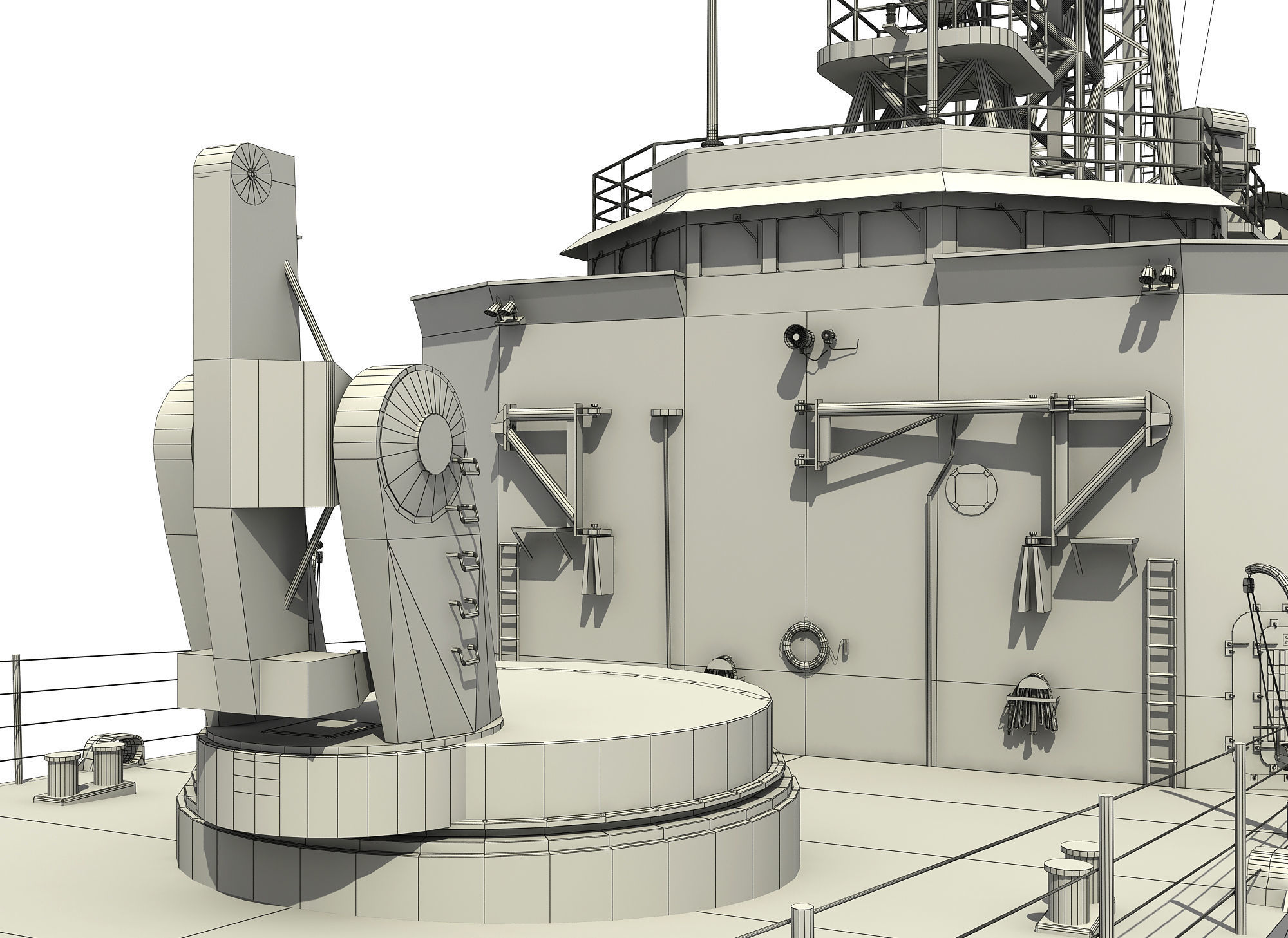 HMAS ADELAIDE AUSTRALIAN PERRY CLASS FRIGATE1 3D model_13