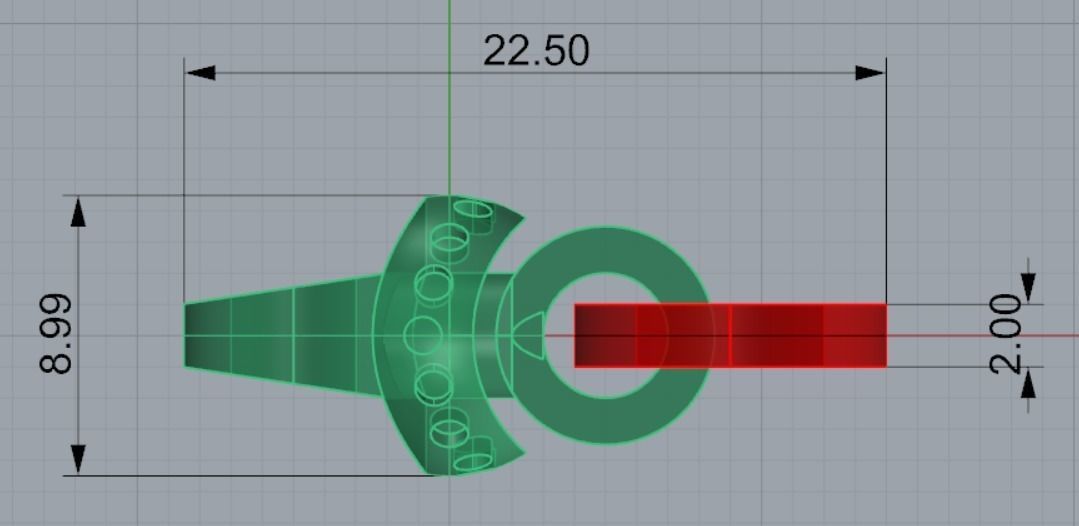 Eslabon para cadenas chain link E2016-7 3D print model 3D print model_7