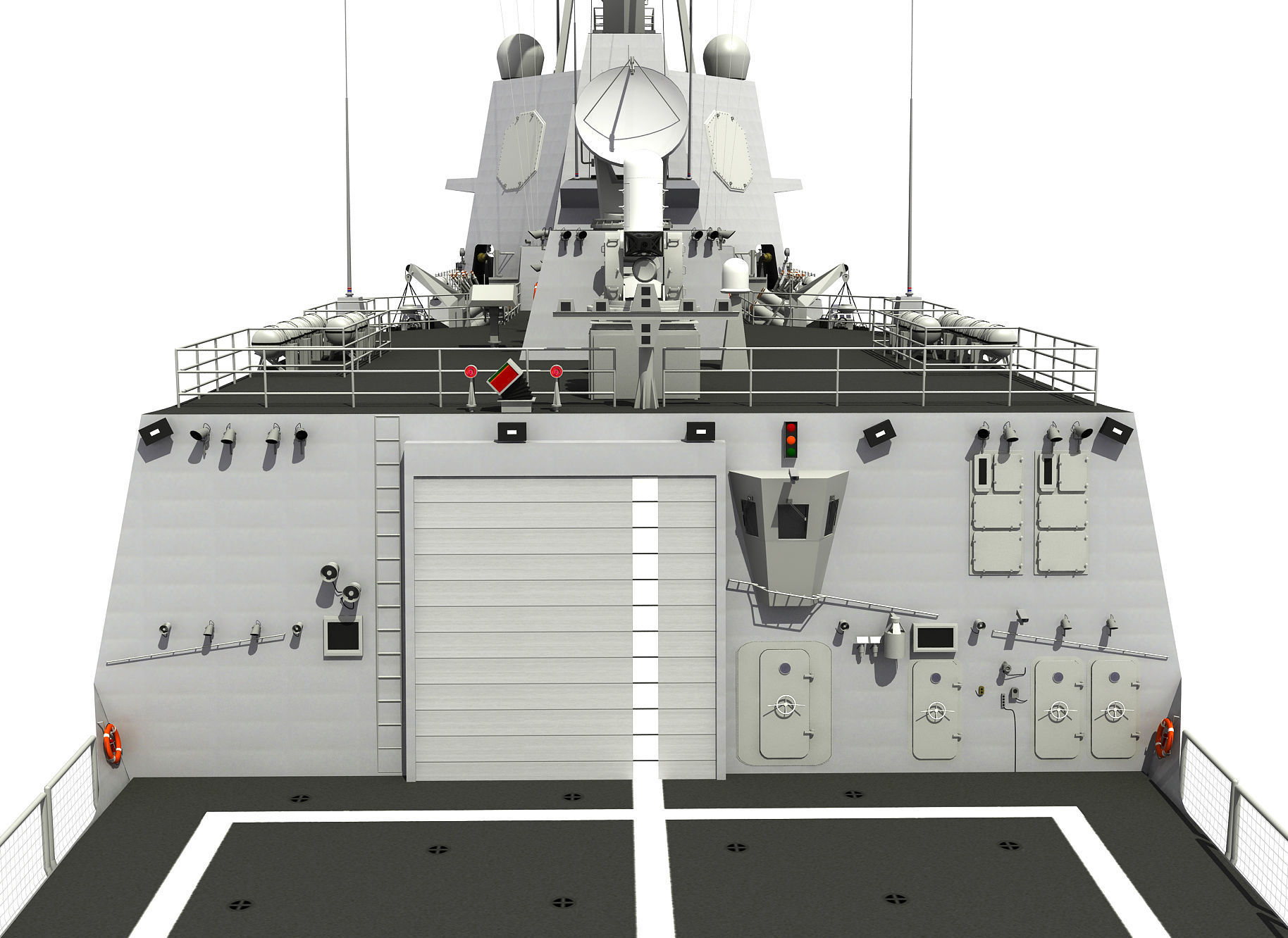 HMAS SYDNEY - HOBART CLASS DESTROYER 3D model_18