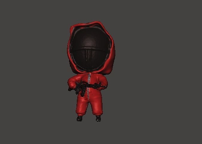 SQUIDS CHIBIS OF SQUID GAME 3D print model