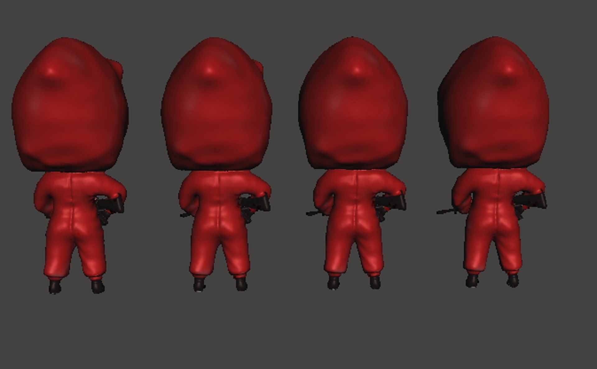 SQUIDS CHIBIS OF SQUID GAME 3D print model_5