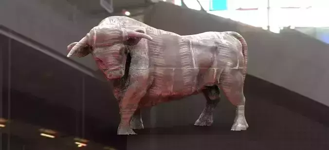 Bull Statue 3D