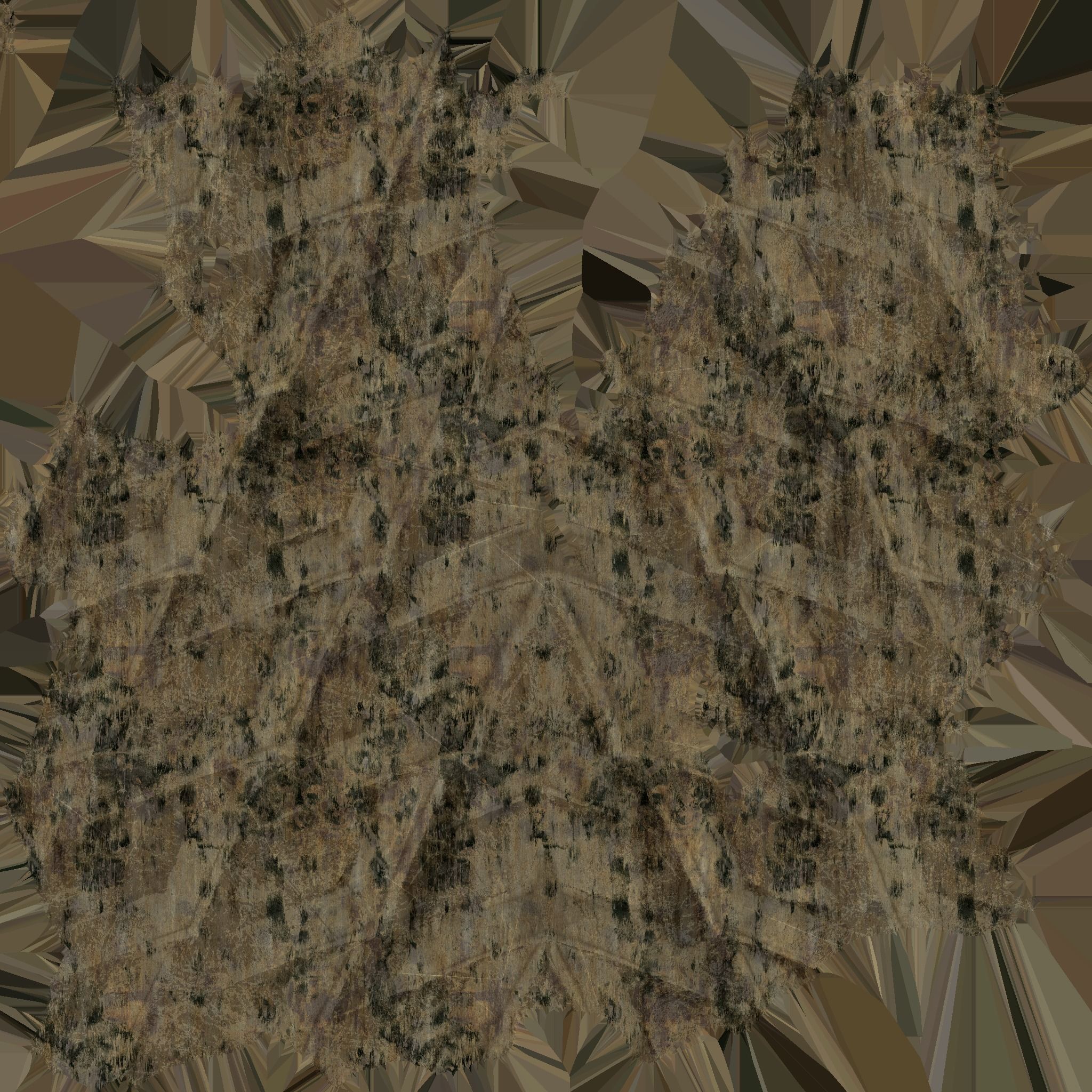 Lion Statue Head up roaring 3D model_3