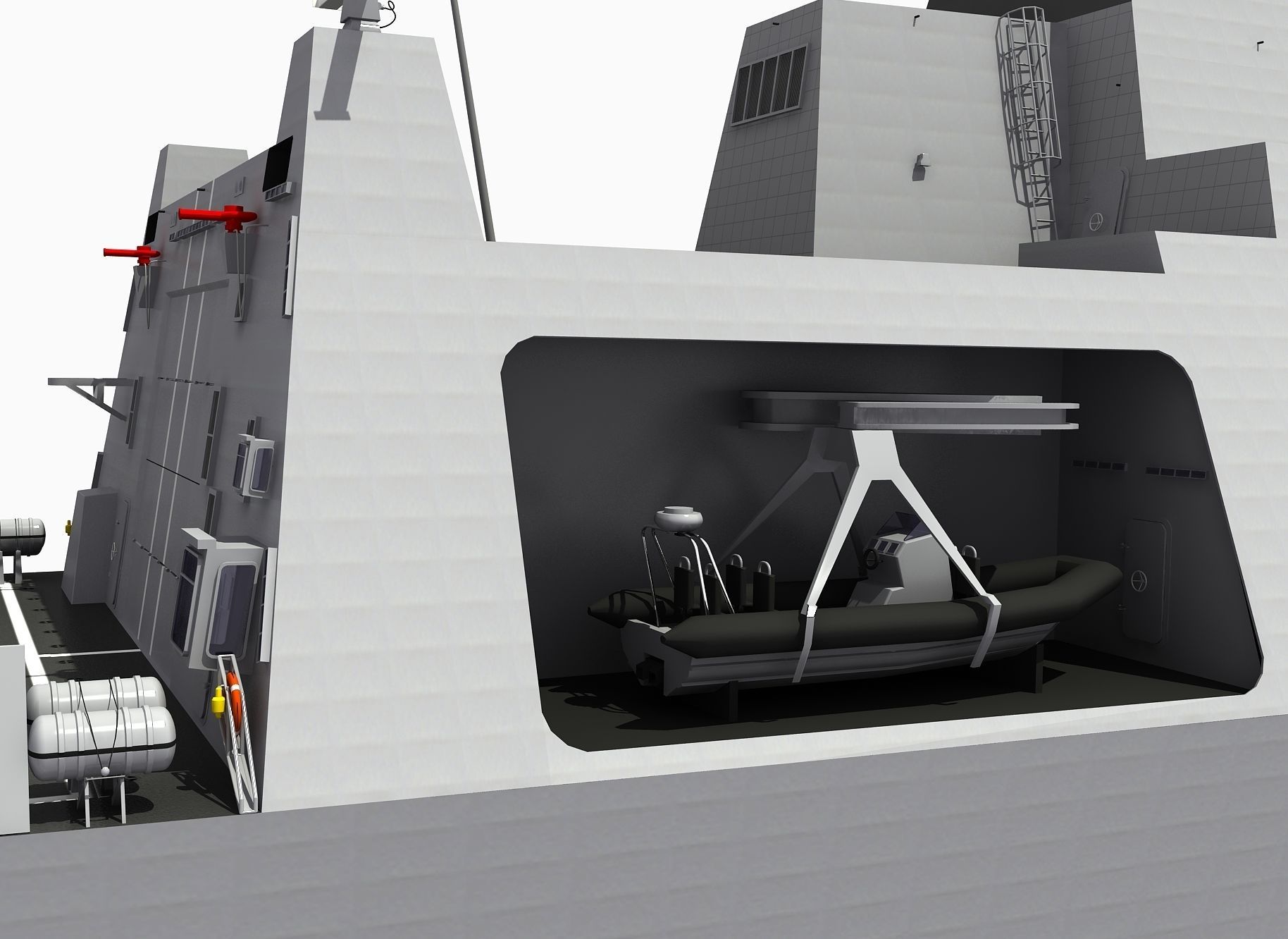 TYPE-45 DESTROYER HMS DIAMOND 3D model_28