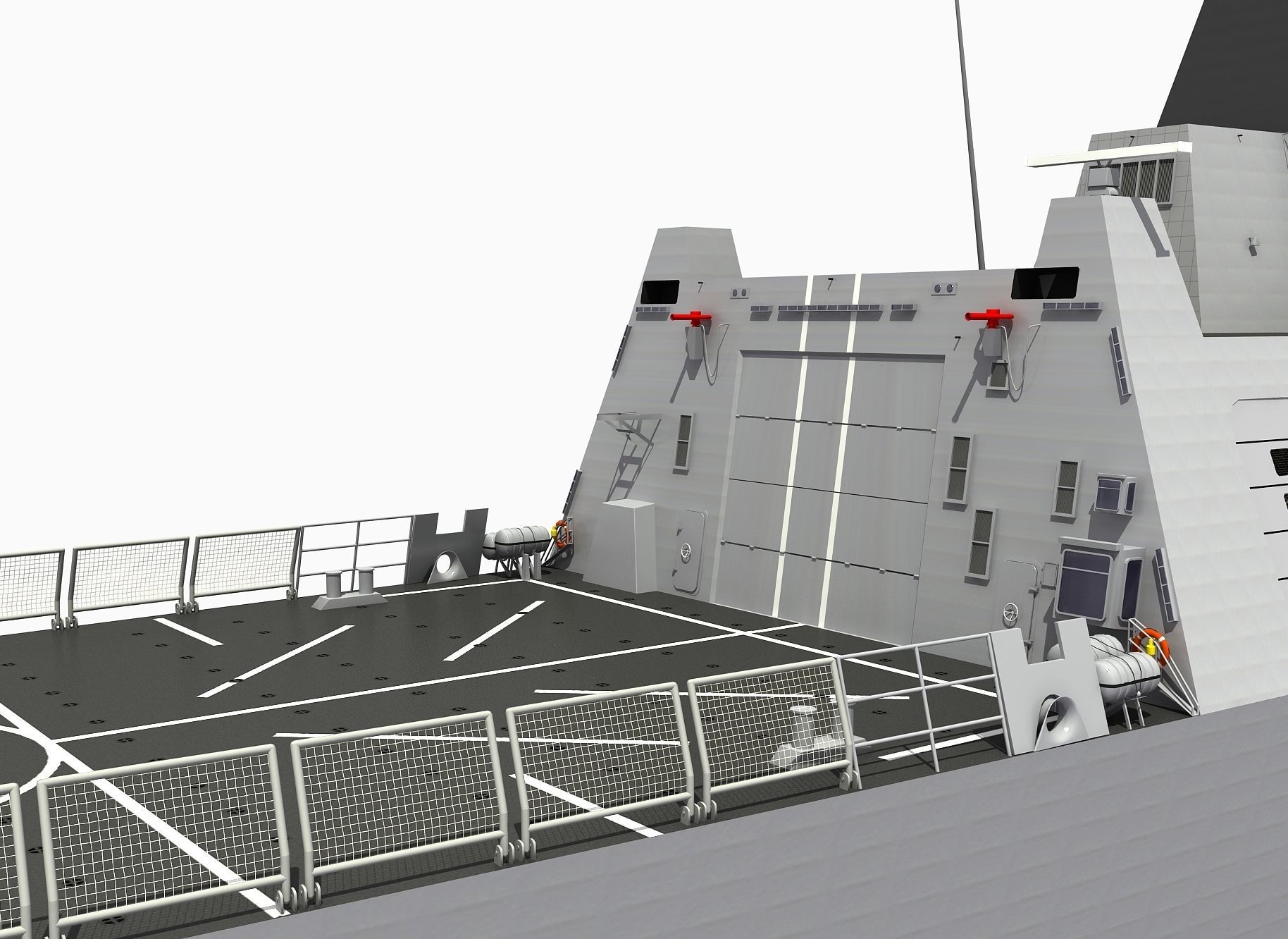 TYPE-45 DESTROYER HMS DIAMOND 3D model_16