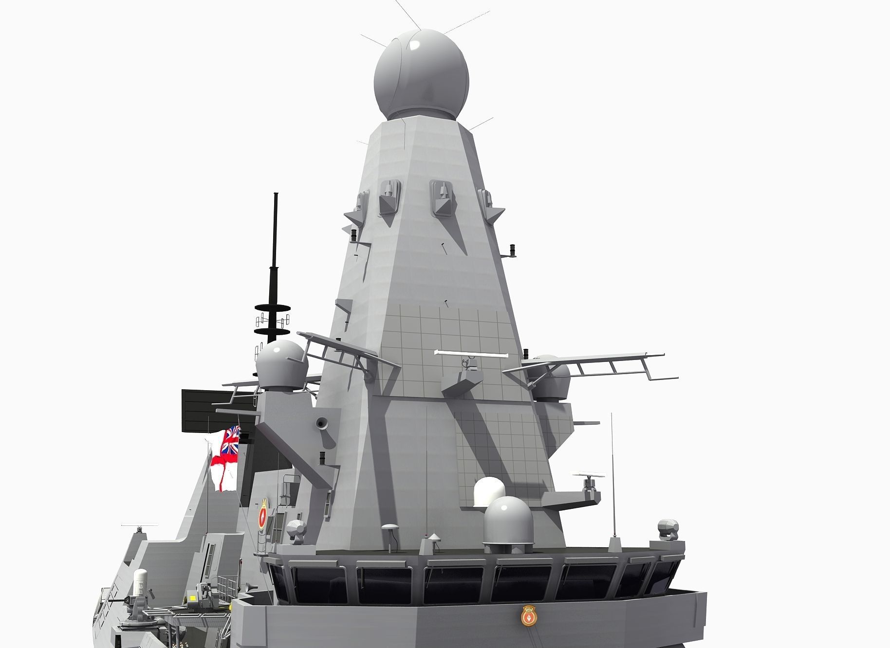 TYPE-45 DESTROYER HMS DIAMOND 3D model_23