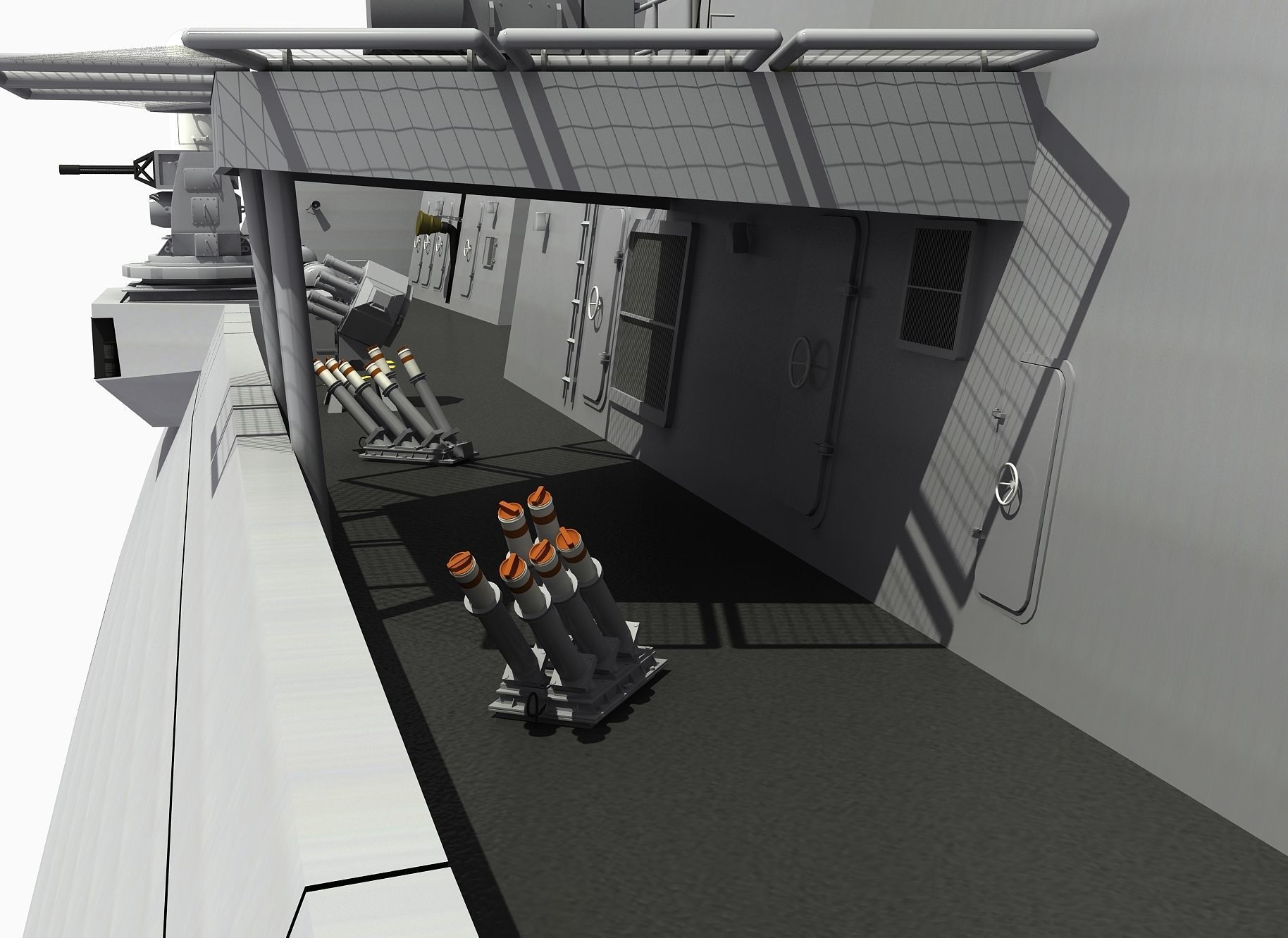 TYPE-45 DESTROYER HMS DIAMOND 3D model_24