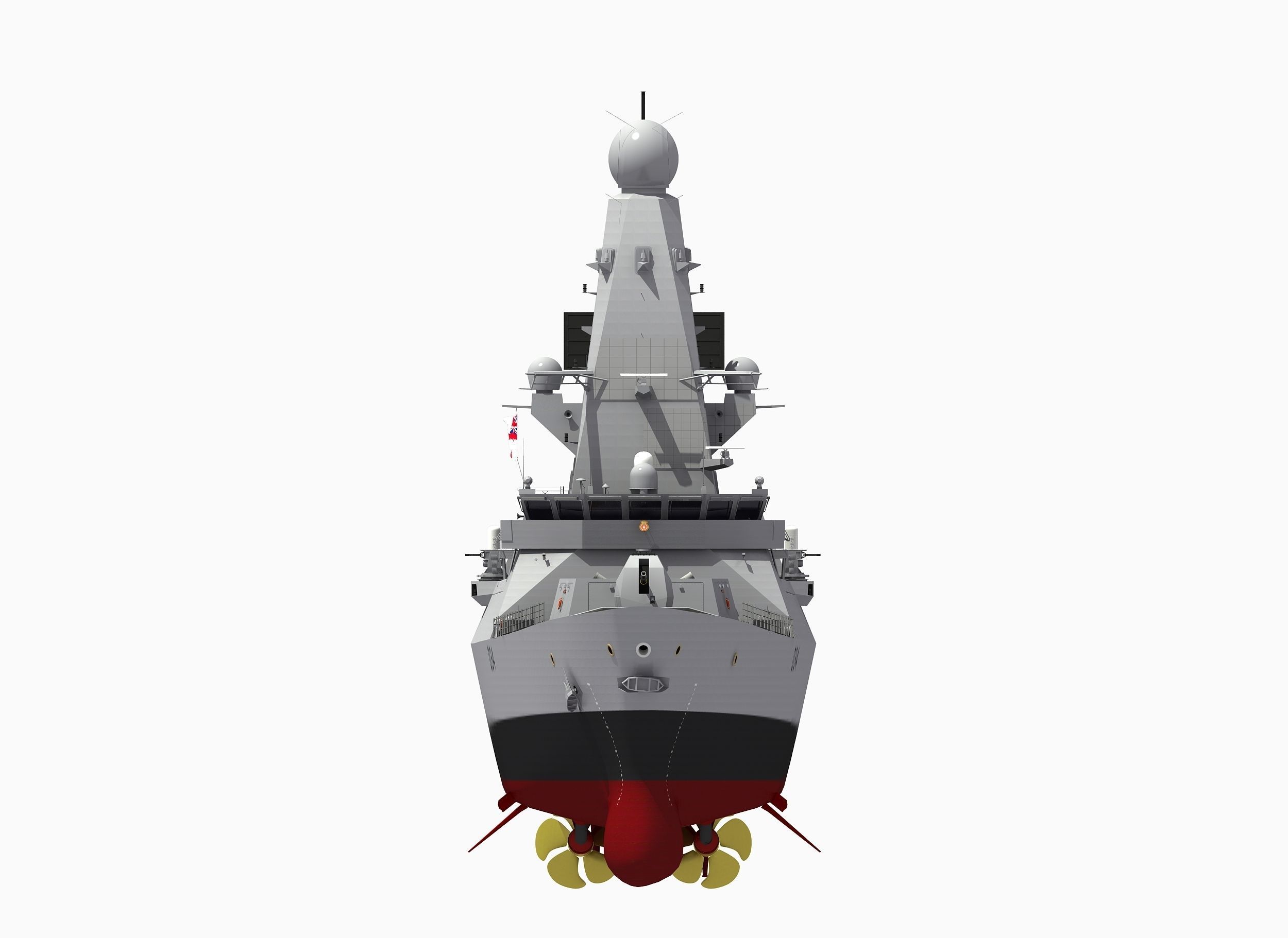 TYPE-45 DESTROYER HMS DIAMOND 3D model_12