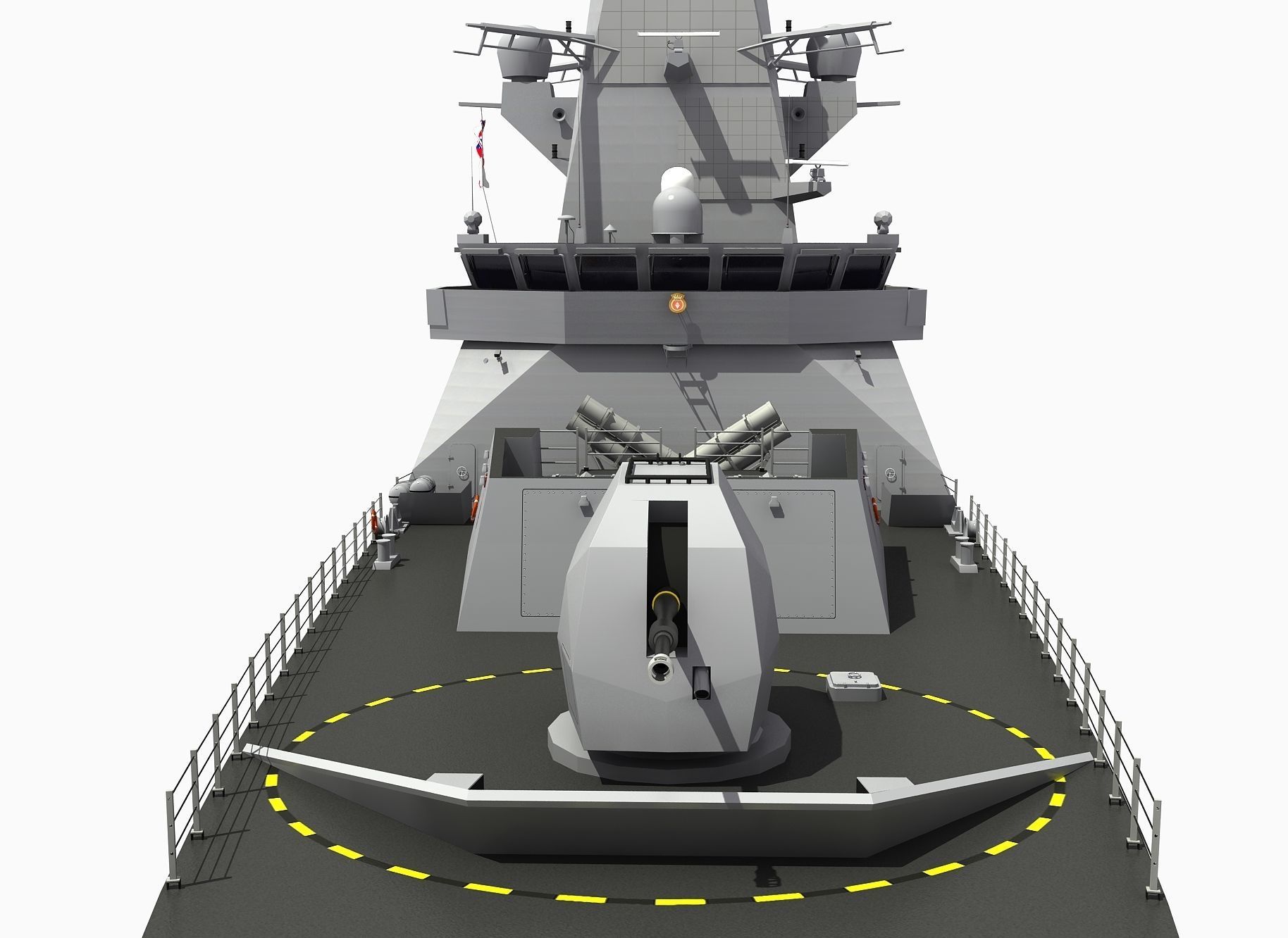 TYPE-45 DESTROYER HMS DIAMOND 3D model_26