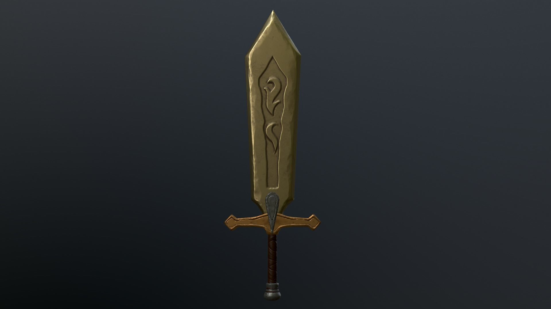 3D model low poly game sword VR / AR / low-poly | CGTrader