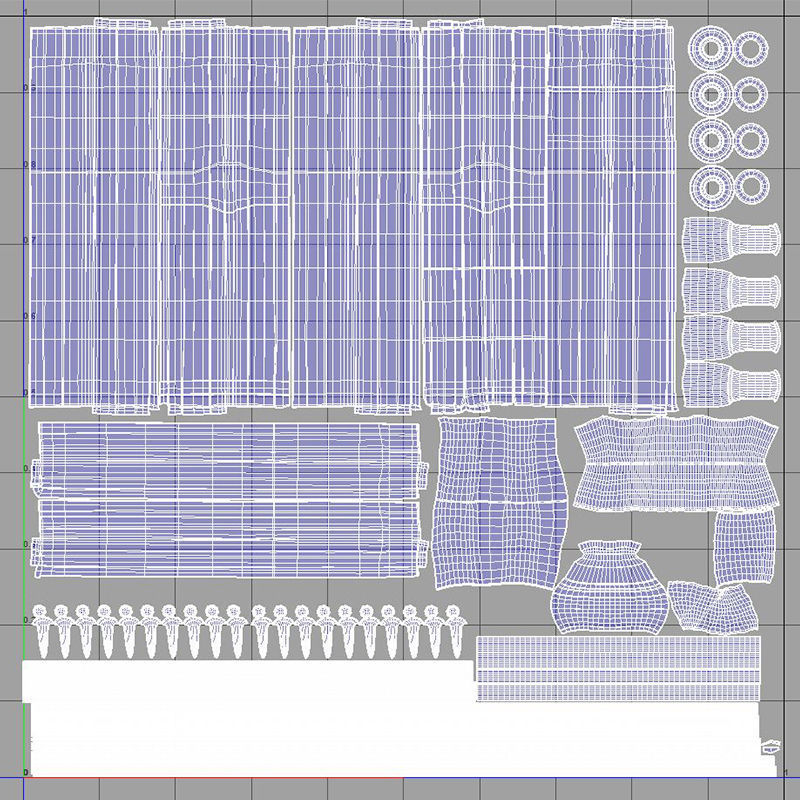 old platform 3D model_5