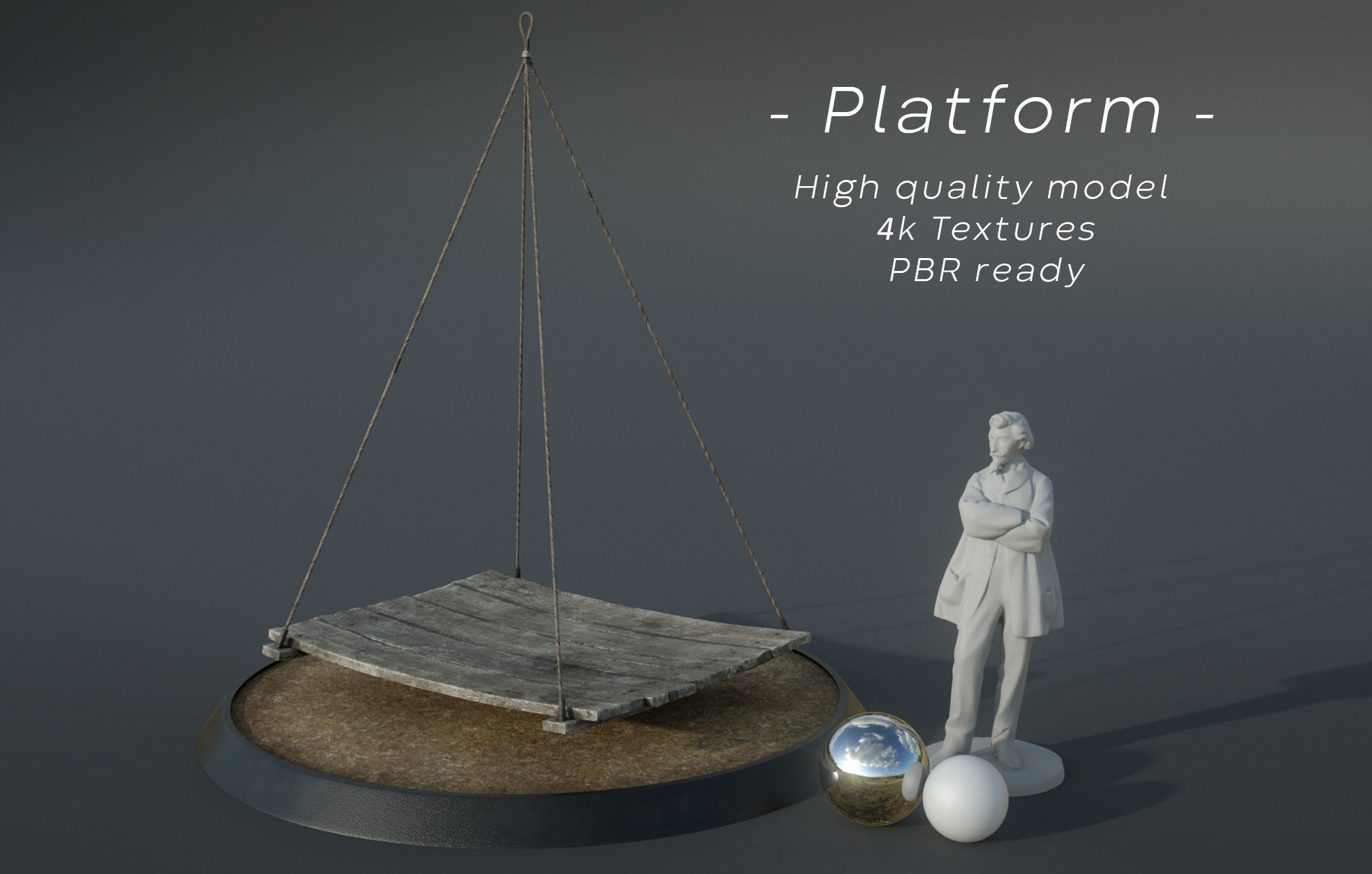 old platform 3D model_1