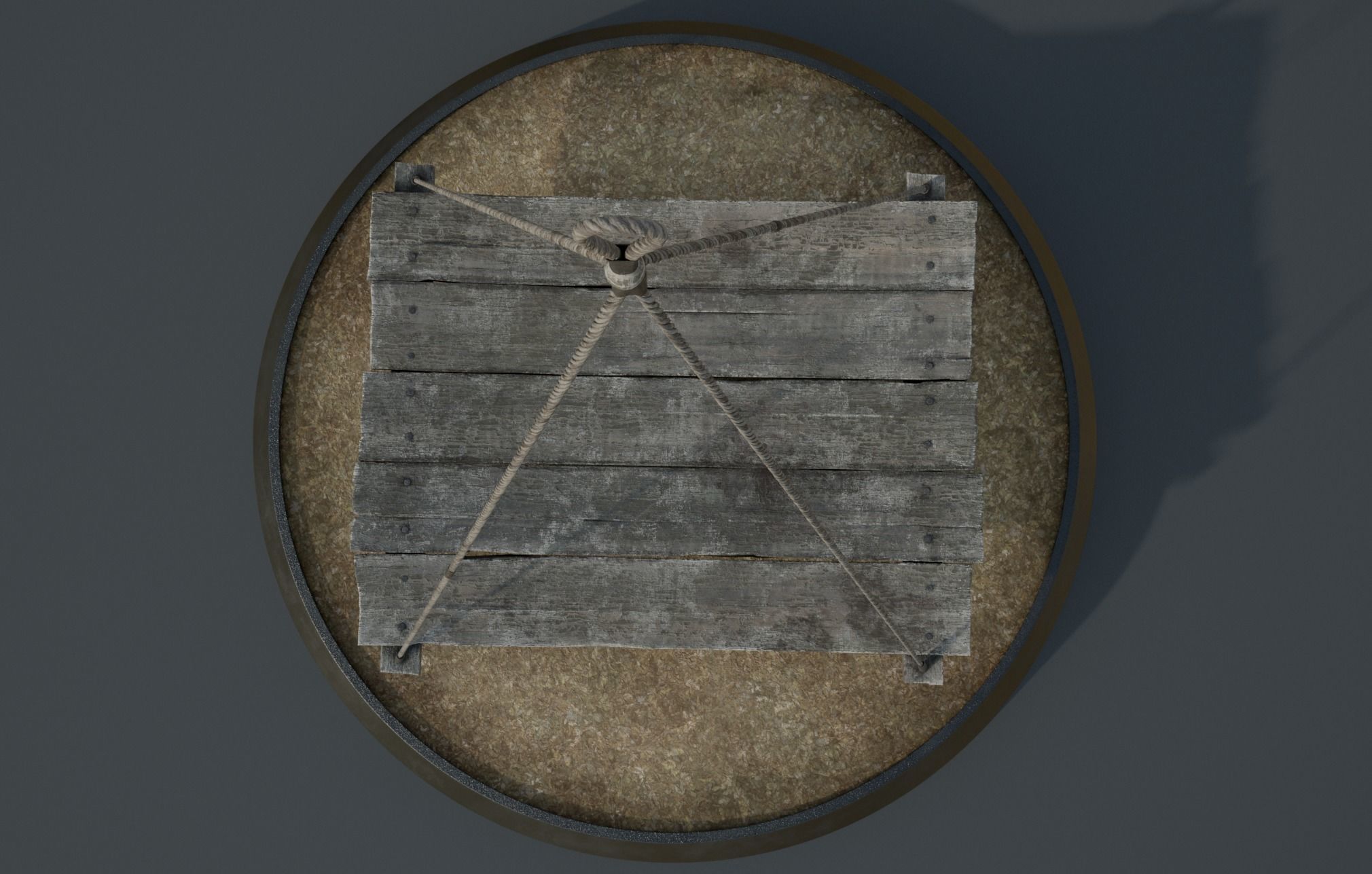 old platform 3D model_9