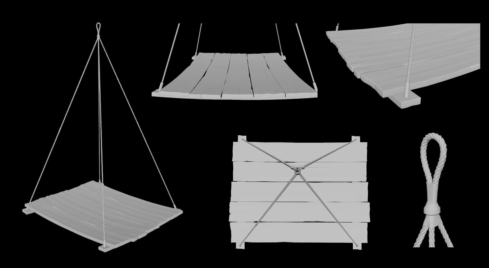 old platform 3D model_2