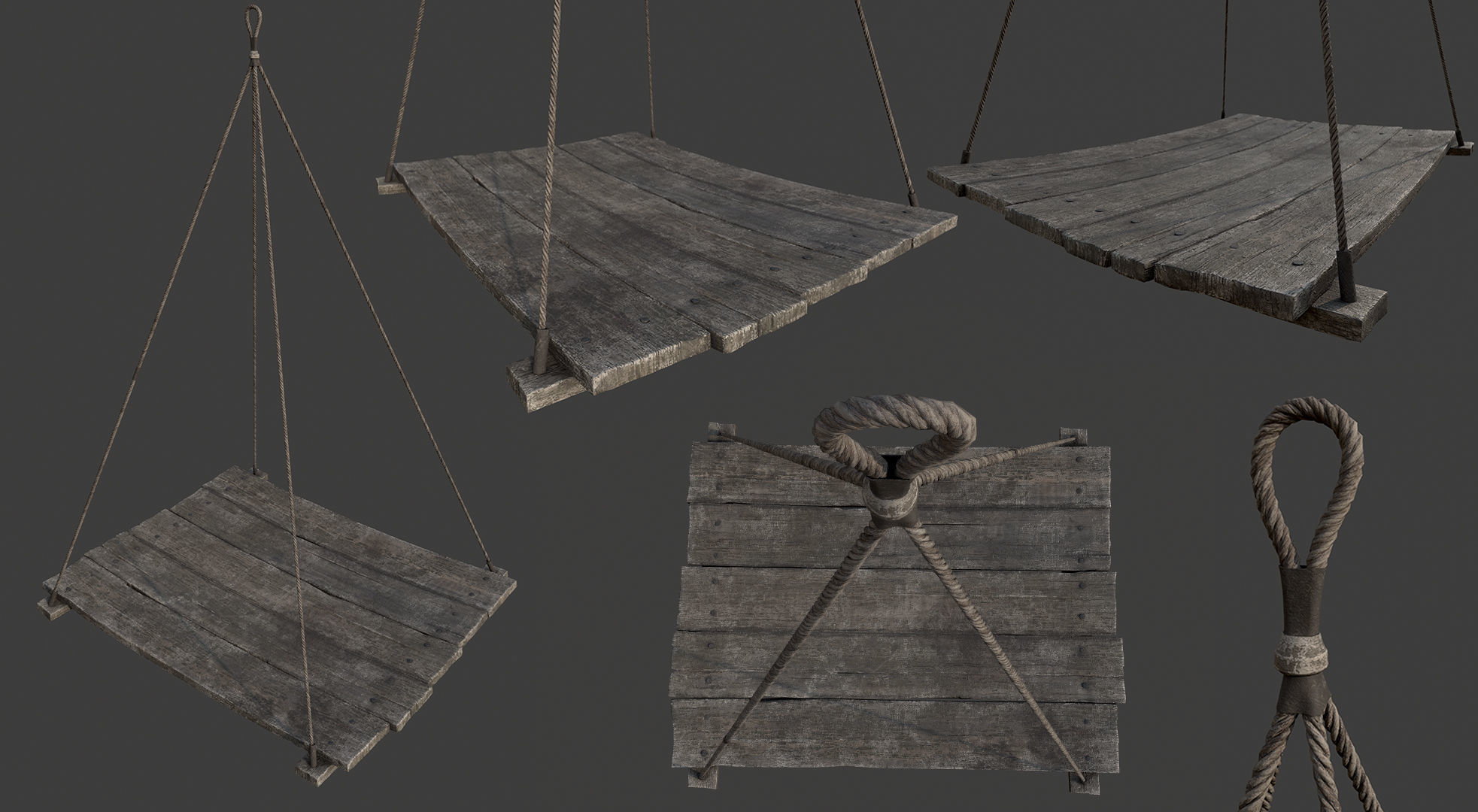 old platform 3D model_7