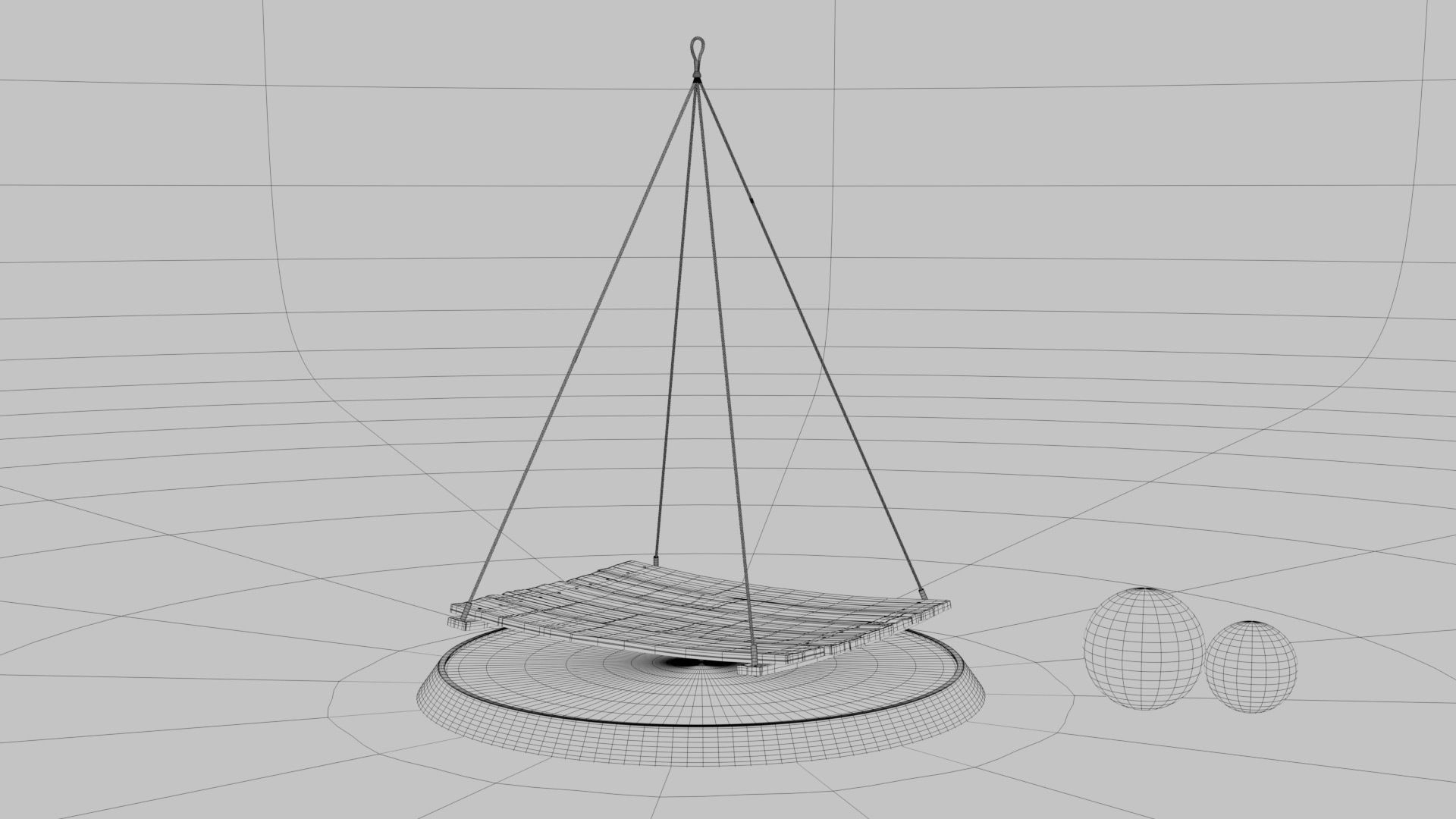 old platform 3D model_4