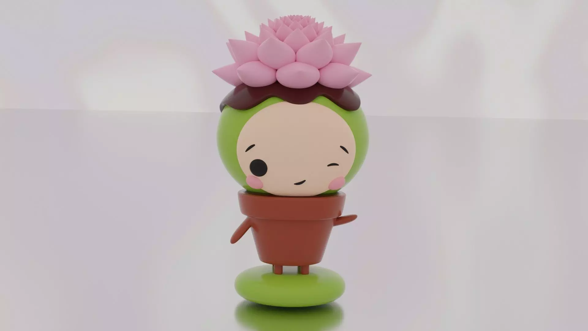 cactus 3D print model_0