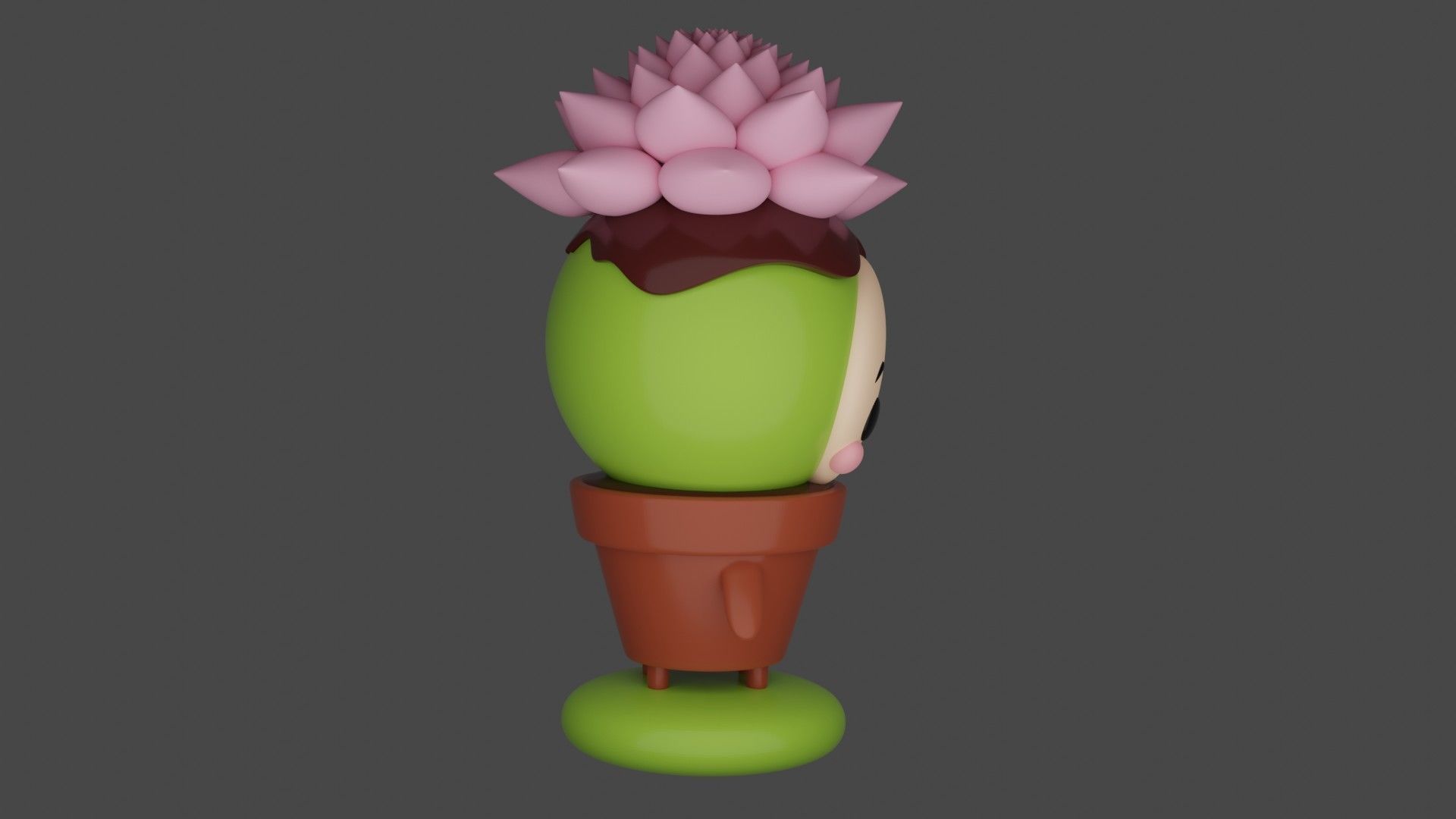 cactus 3D print model_5