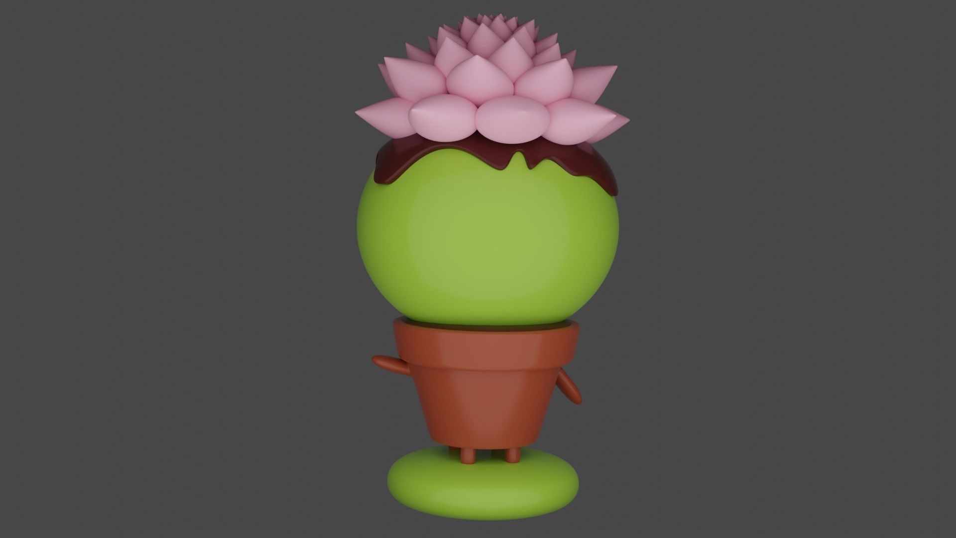 cactus 3D print model_2