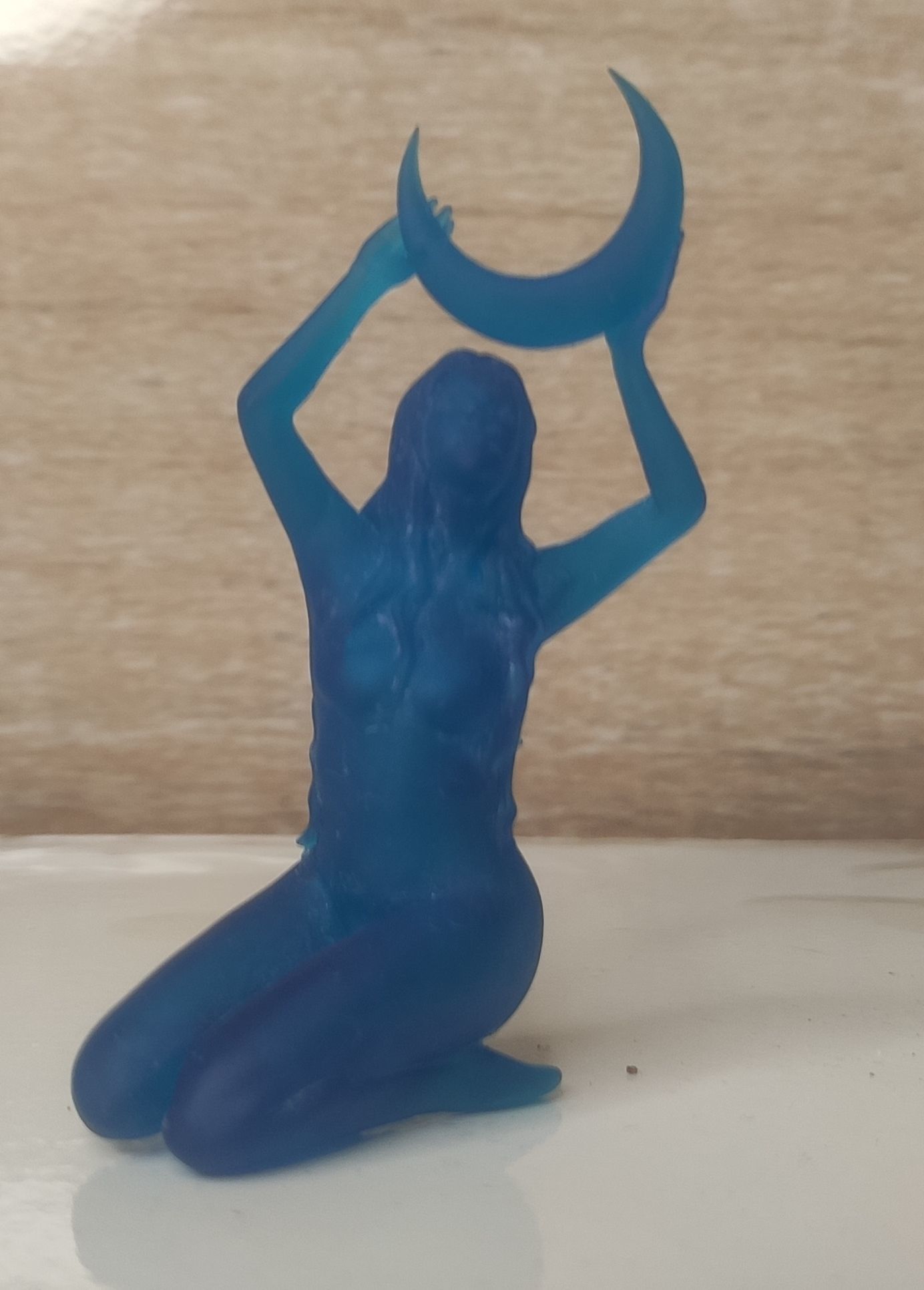 Moon Godness Girl 3D print model_3
