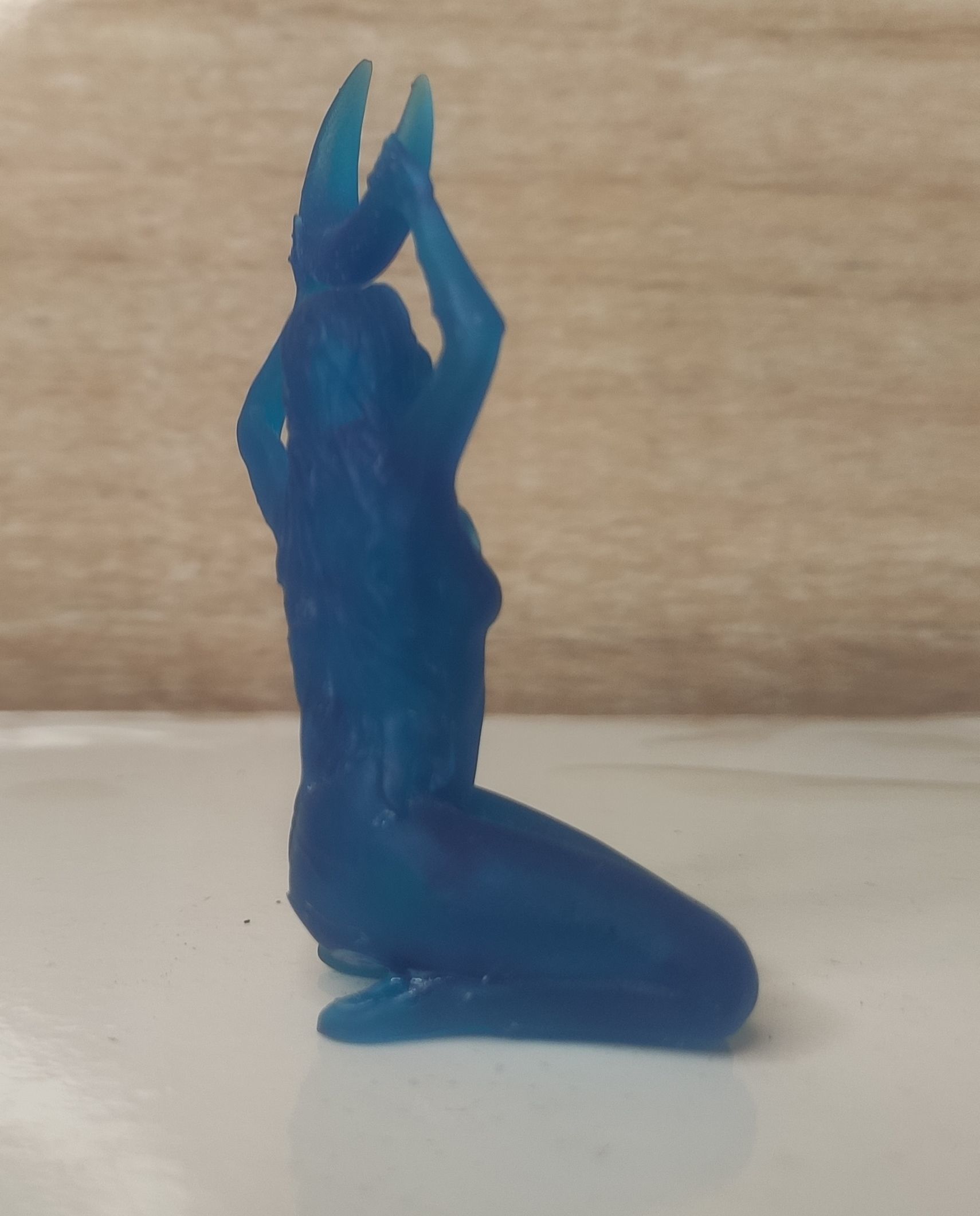 Moon Godness Girl 3D print model_4