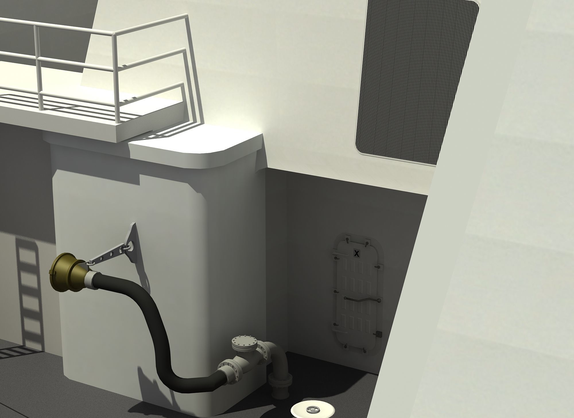 USCGC BERTHOLF US COAST GUARD CUTTER 3D model_15