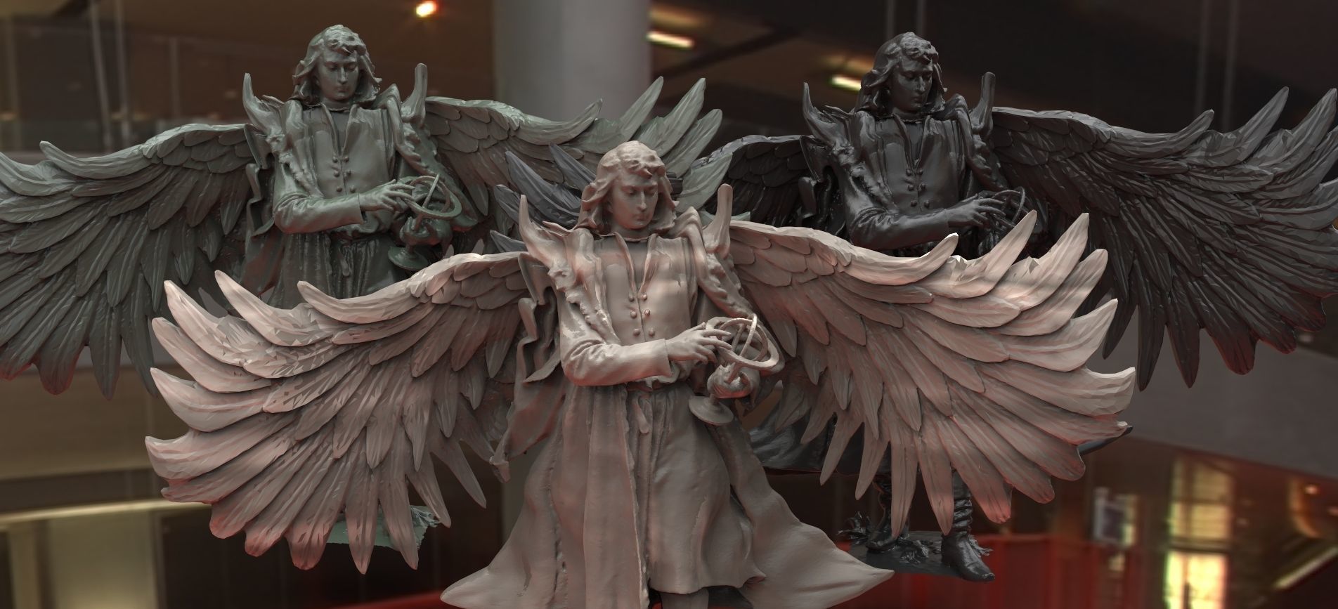 Fallen Angel Lucifer Modern  3D model_4