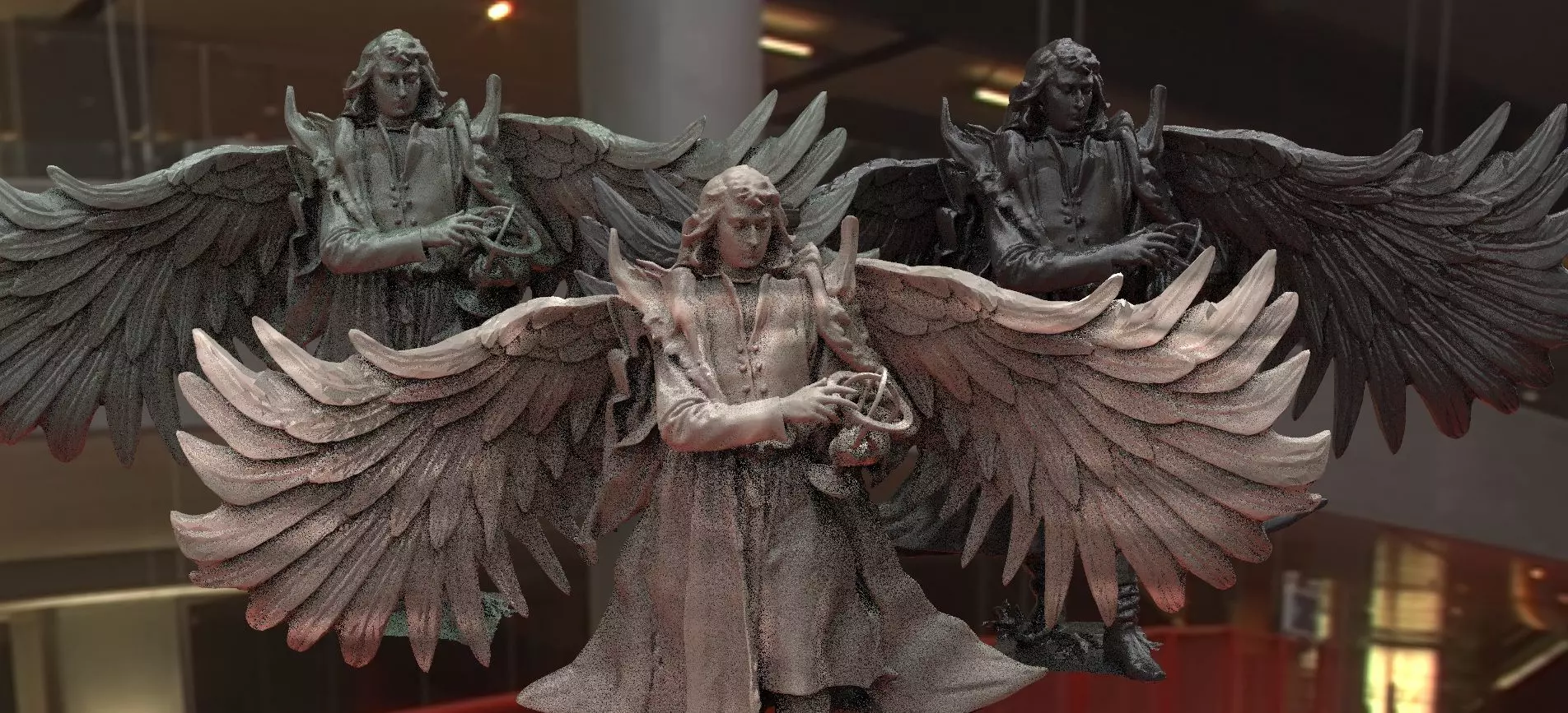 Fallen Angel Lucifer Modern  3D model_0