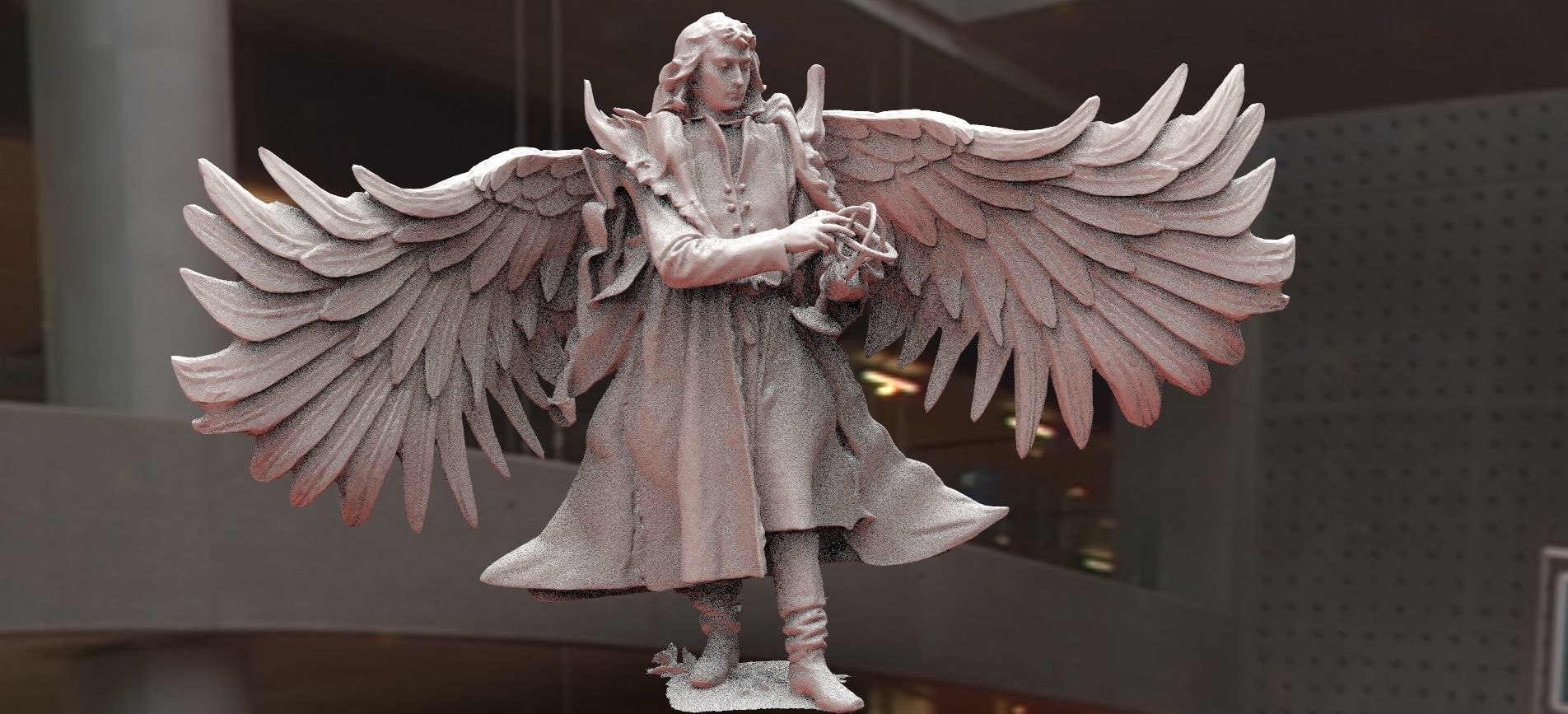 Fallen Angel Lucifer Modern  3D model_1