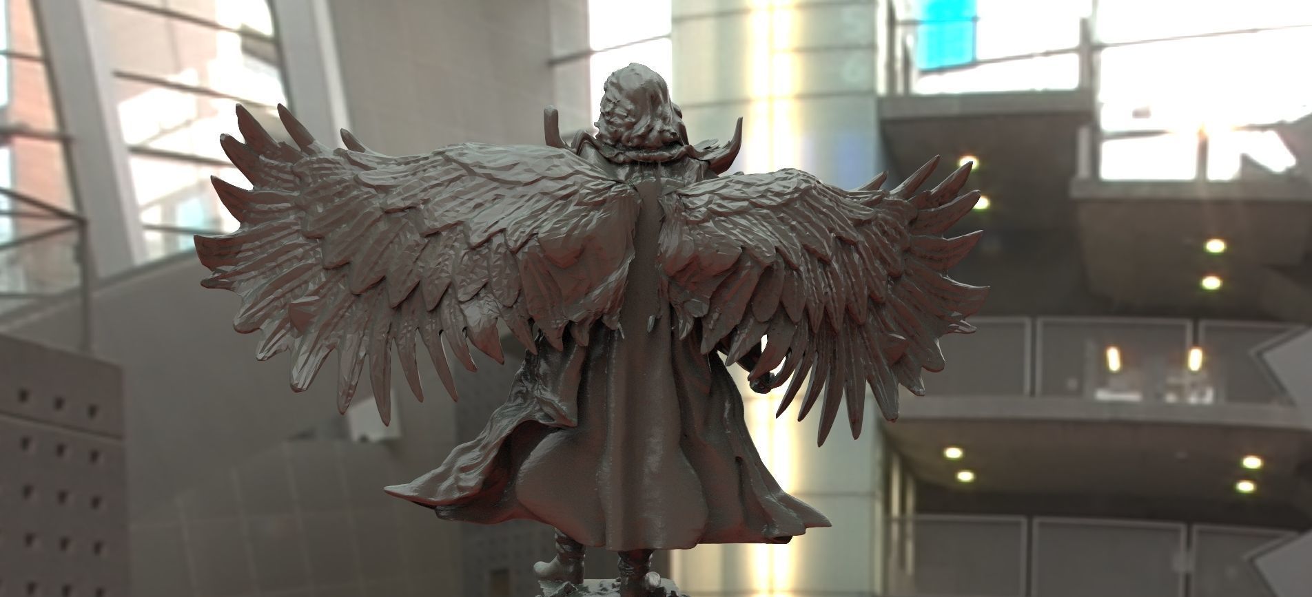 Fallen Angel Lucifer Modern  3D model_5