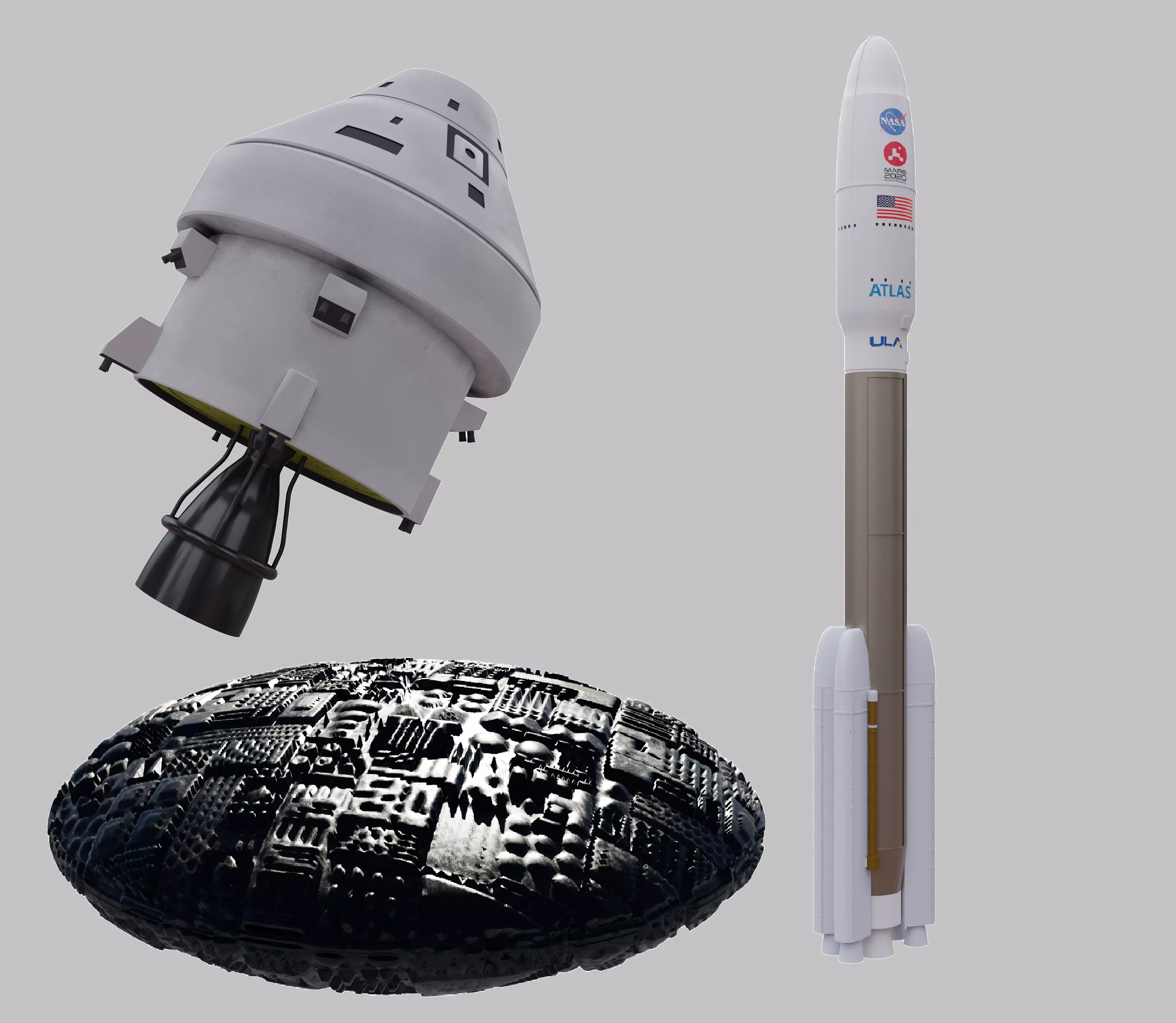 Space Vehicle 3D Model Collection_0
