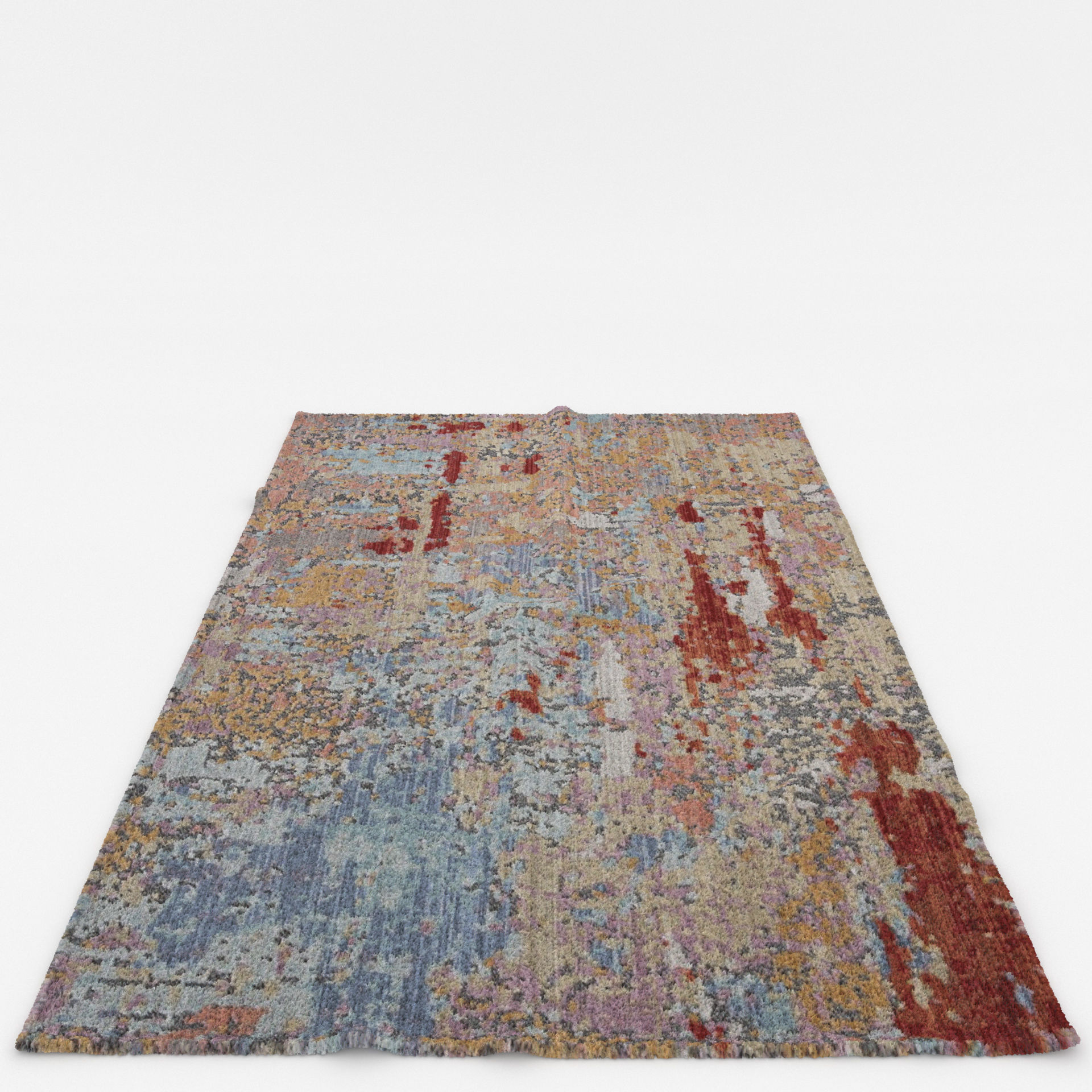Rugs No 375 Low-poly 3D model_7