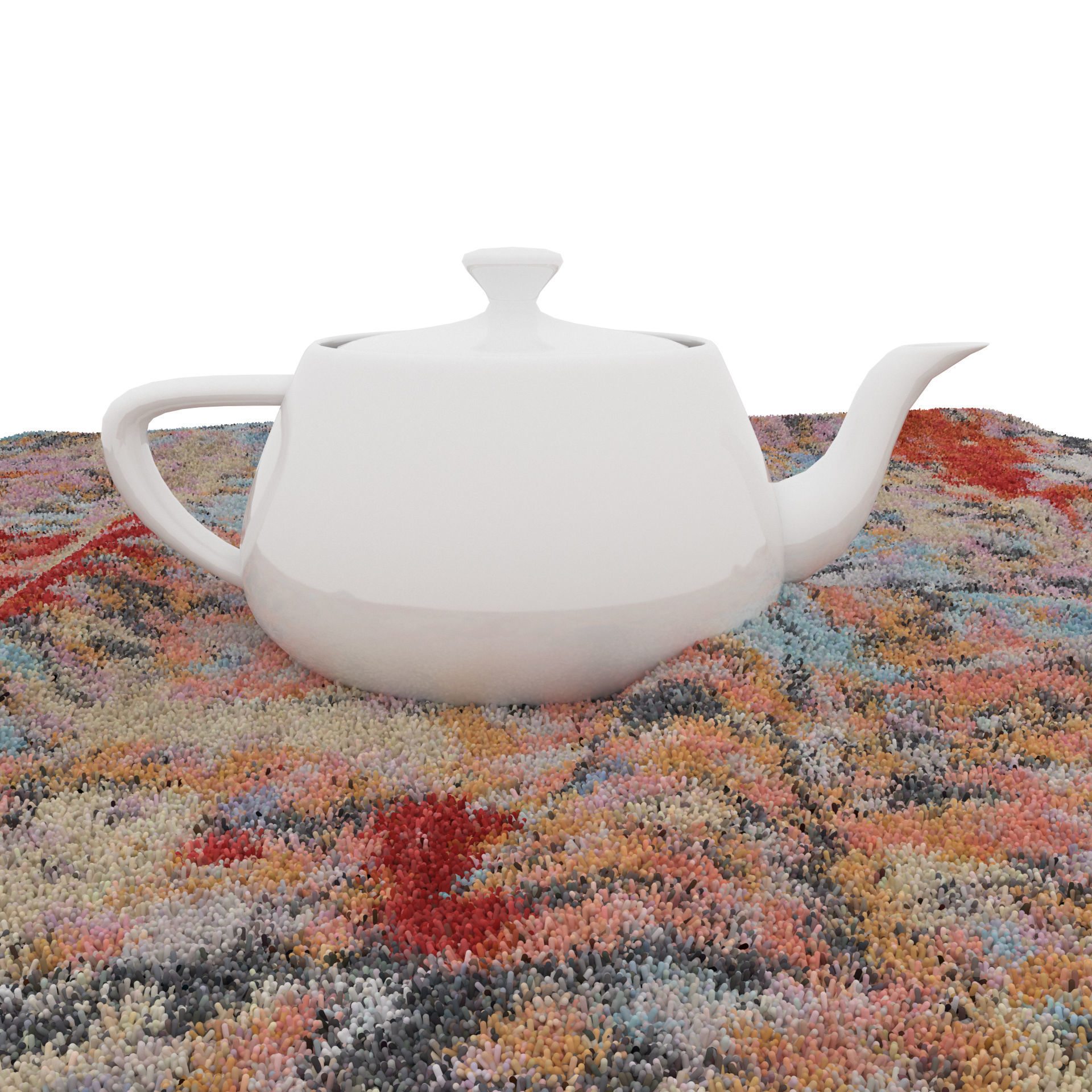 Rugs No 375 Low-poly 3D model_6