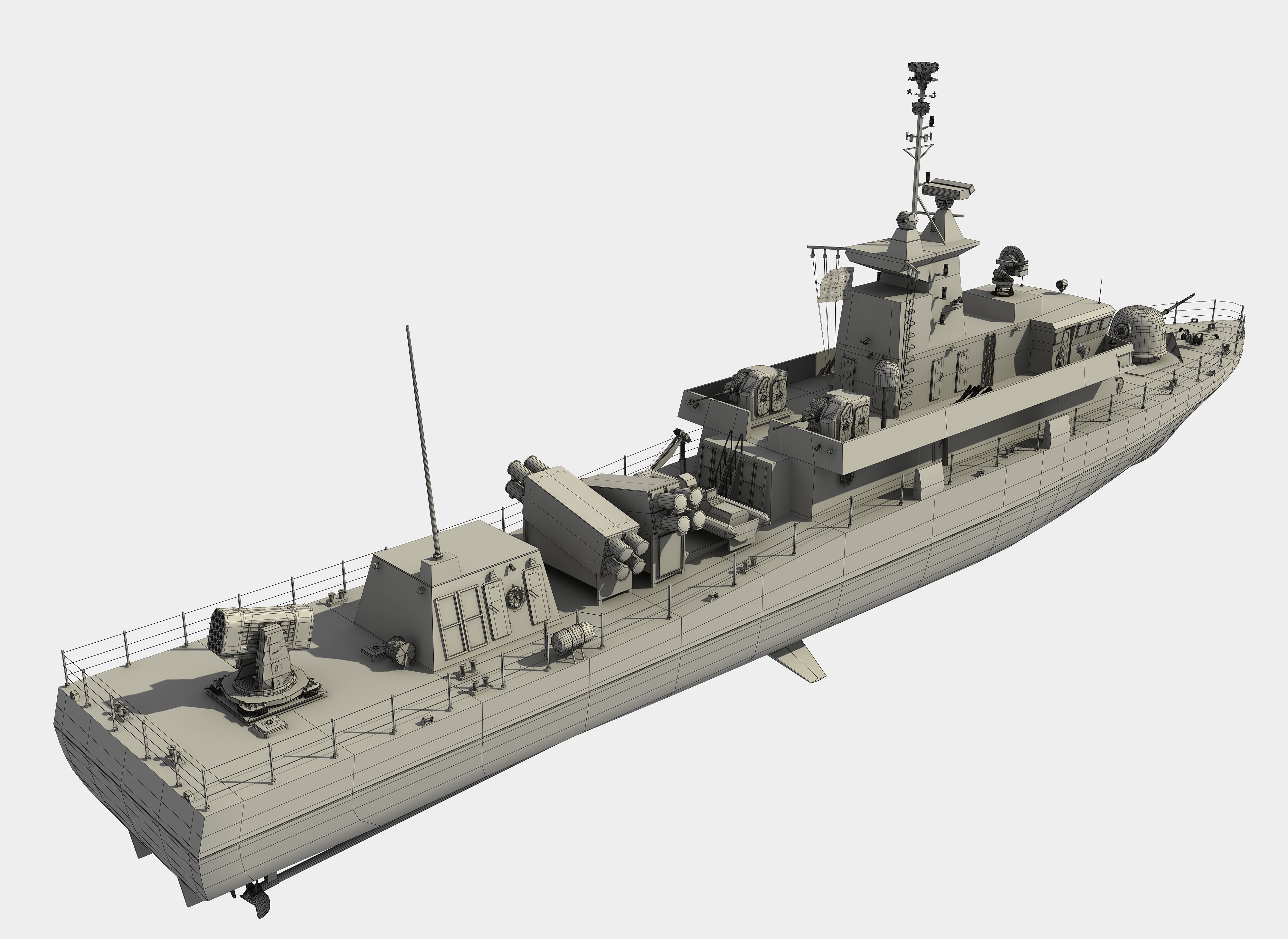 SUPERVITA ROUSSEN CLASS FAST ATTACK CRAFT HS DANIOLOS 3D model_4