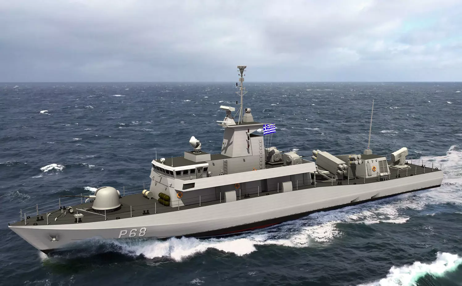 SUPERVITA ROUSSEN CLASS FAST ATTACK CRAFT HS DANIOLOS 3D model_0