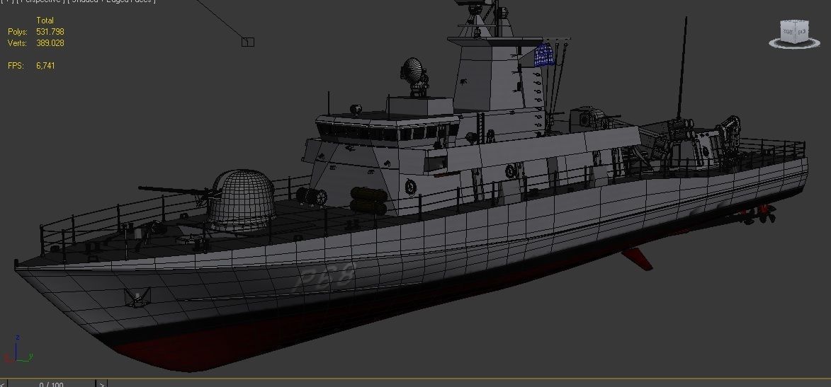 SUPERVITA ROUSSEN CLASS FAST ATTACK CRAFT HS DANIOLOS 3D model_20