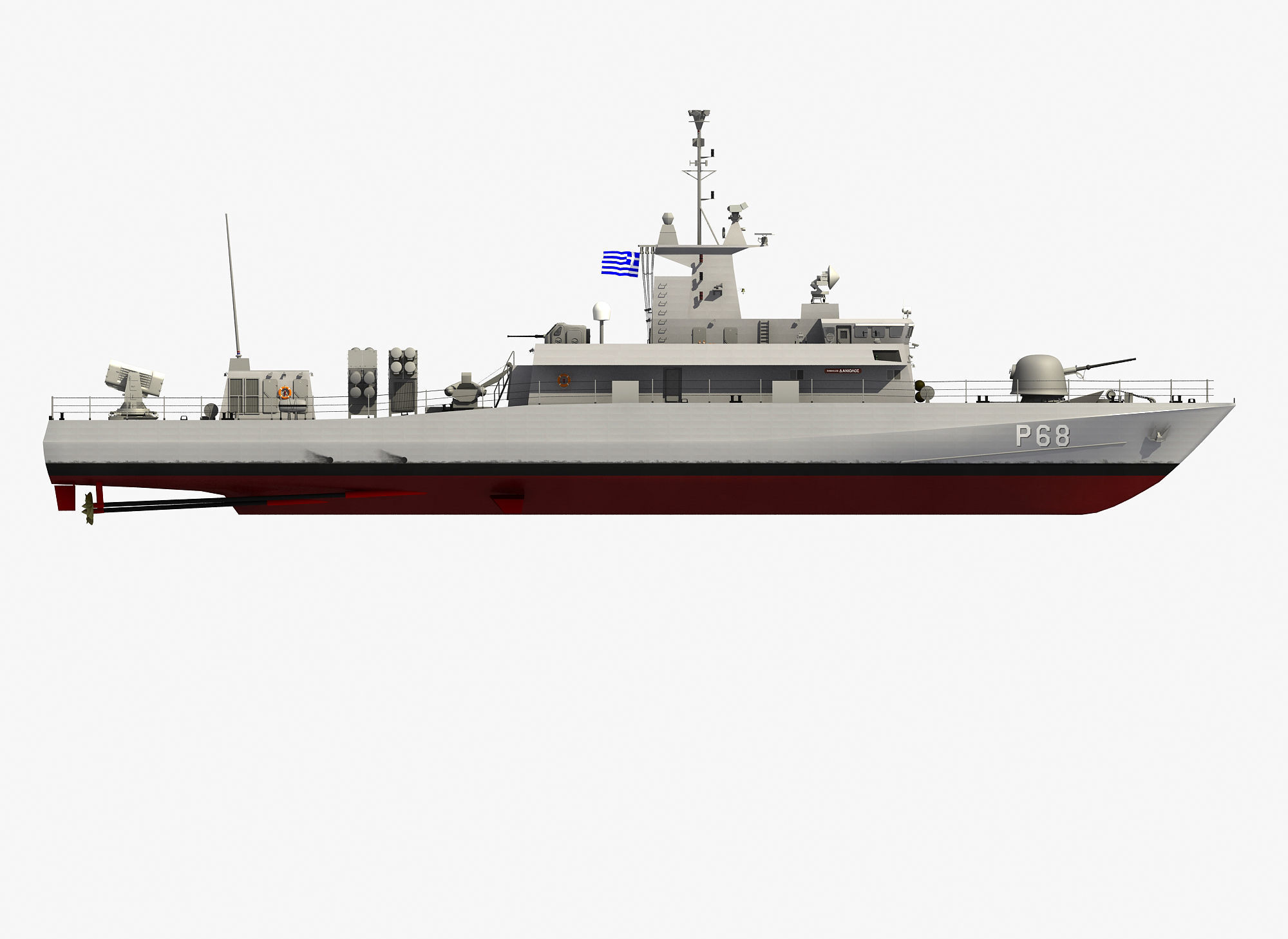 SUPERVITA ROUSSEN CLASS FAST ATTACK CRAFT HS DANIOLOS 3D model_16