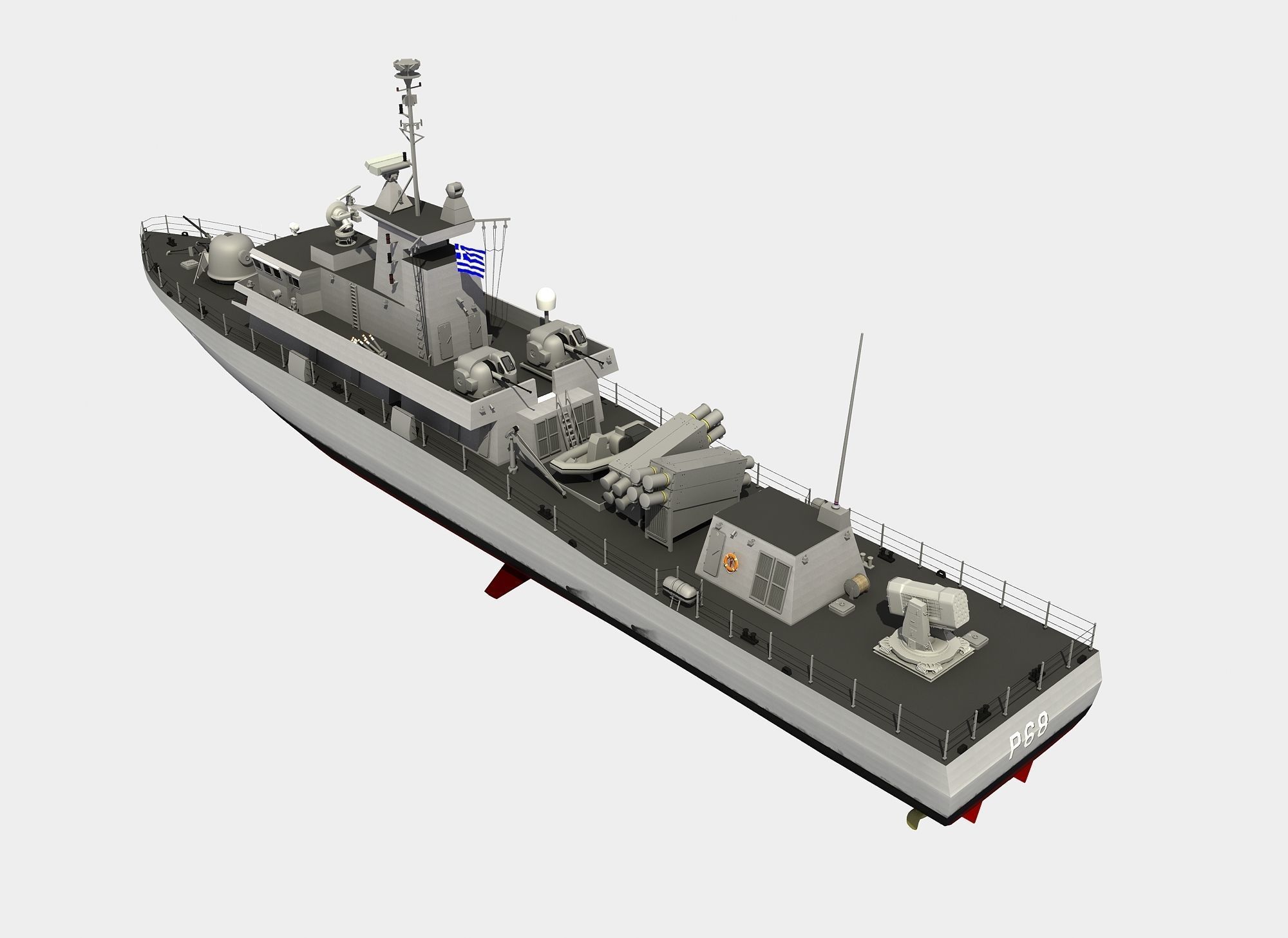 SUPERVITA ROUSSEN CLASS FAST ATTACK CRAFT HS DANIOLOS 3D model_21