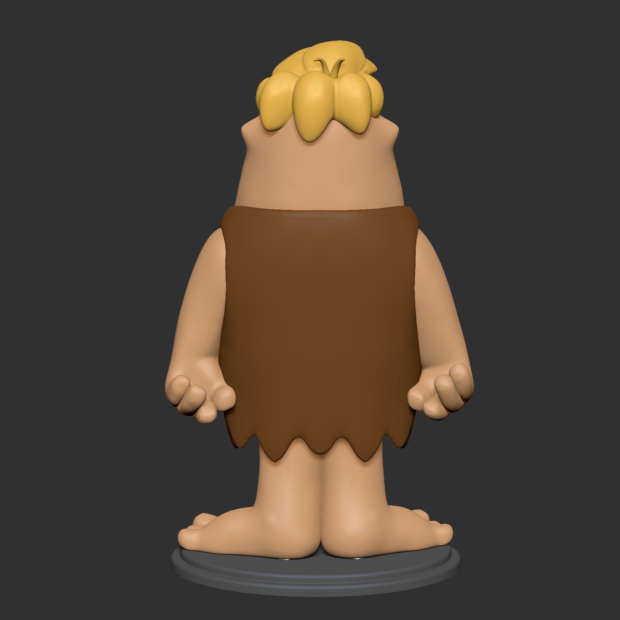 Barney Rubble 3D print model_11