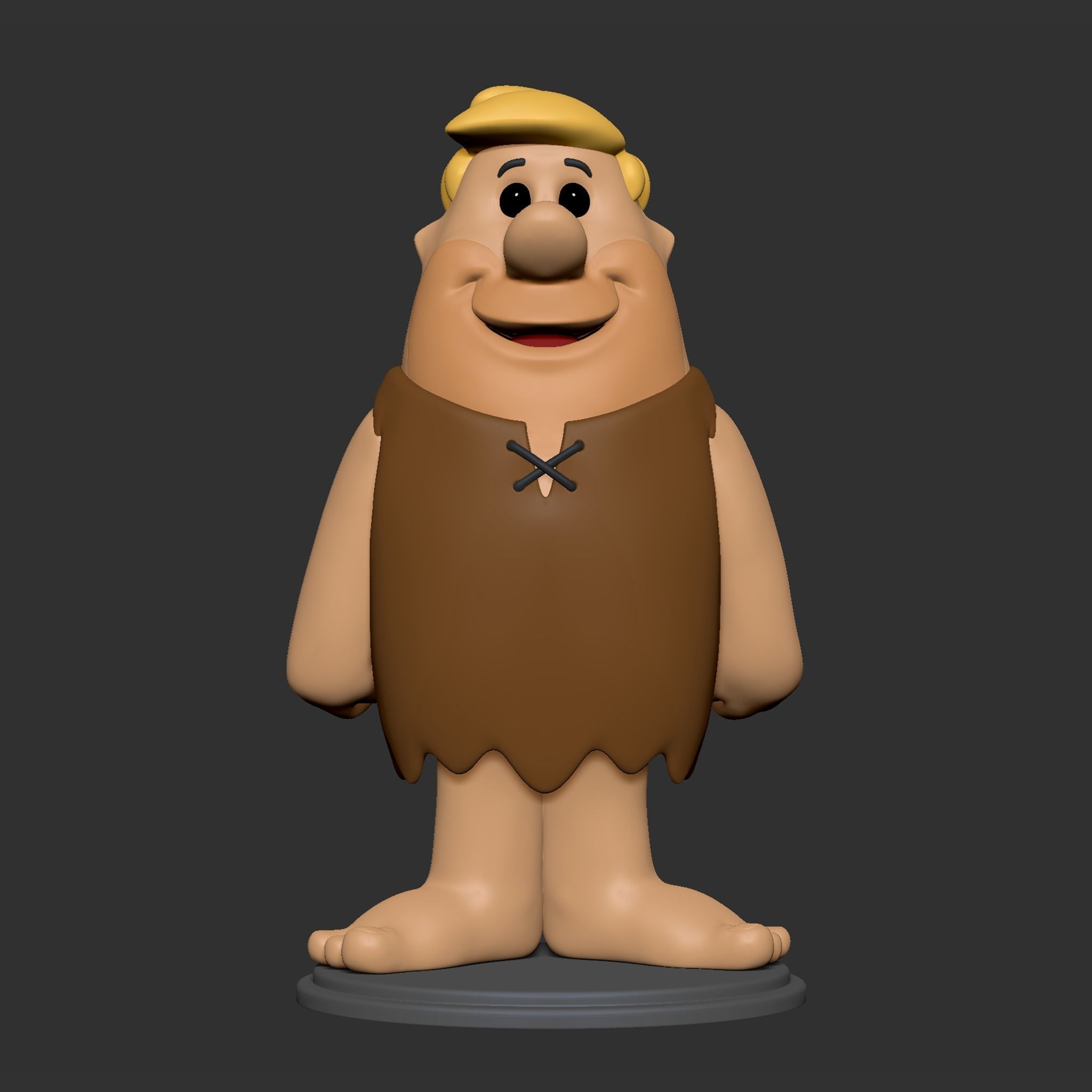 Barney Rubble 3D print model_7