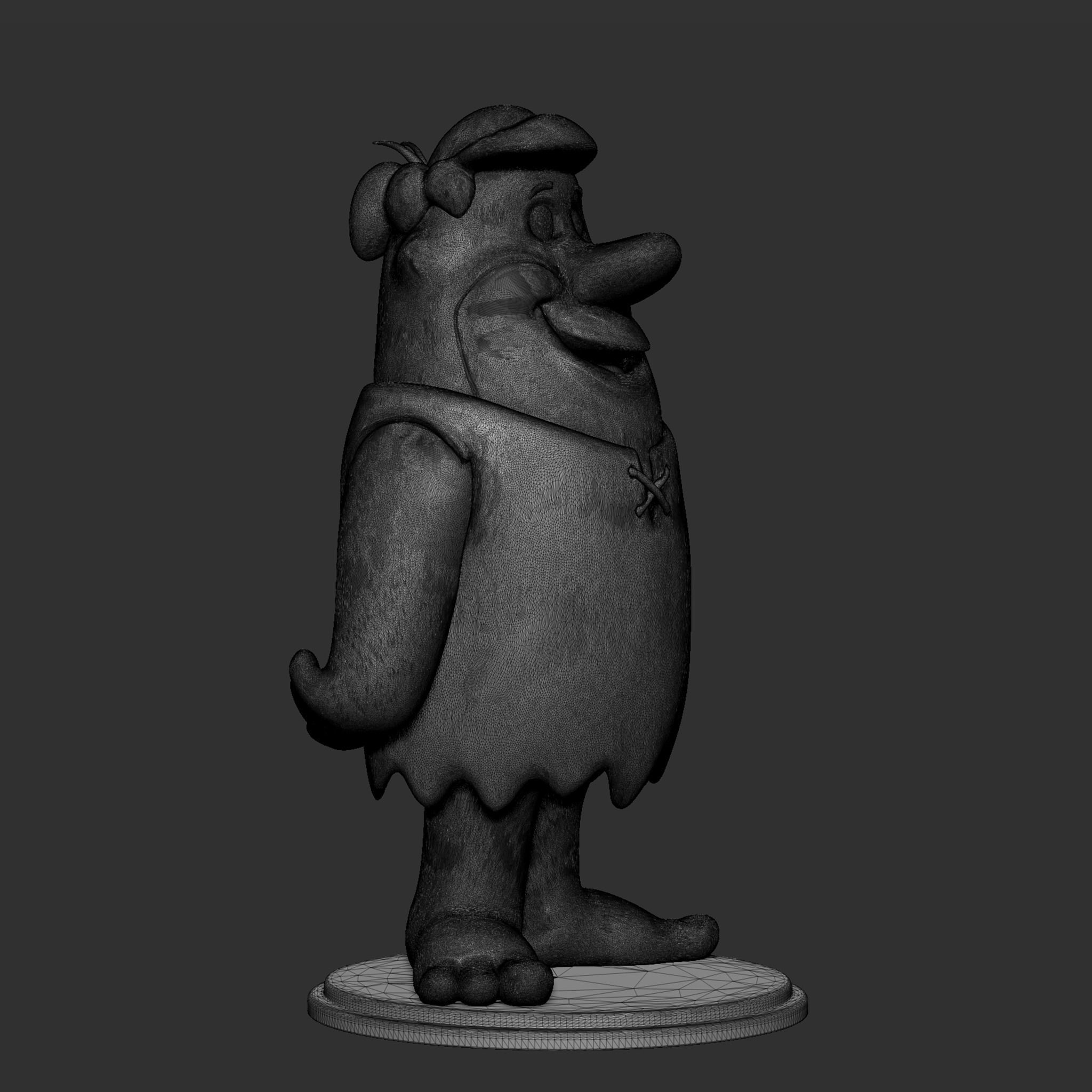 Barney Rubble 3D print model_24