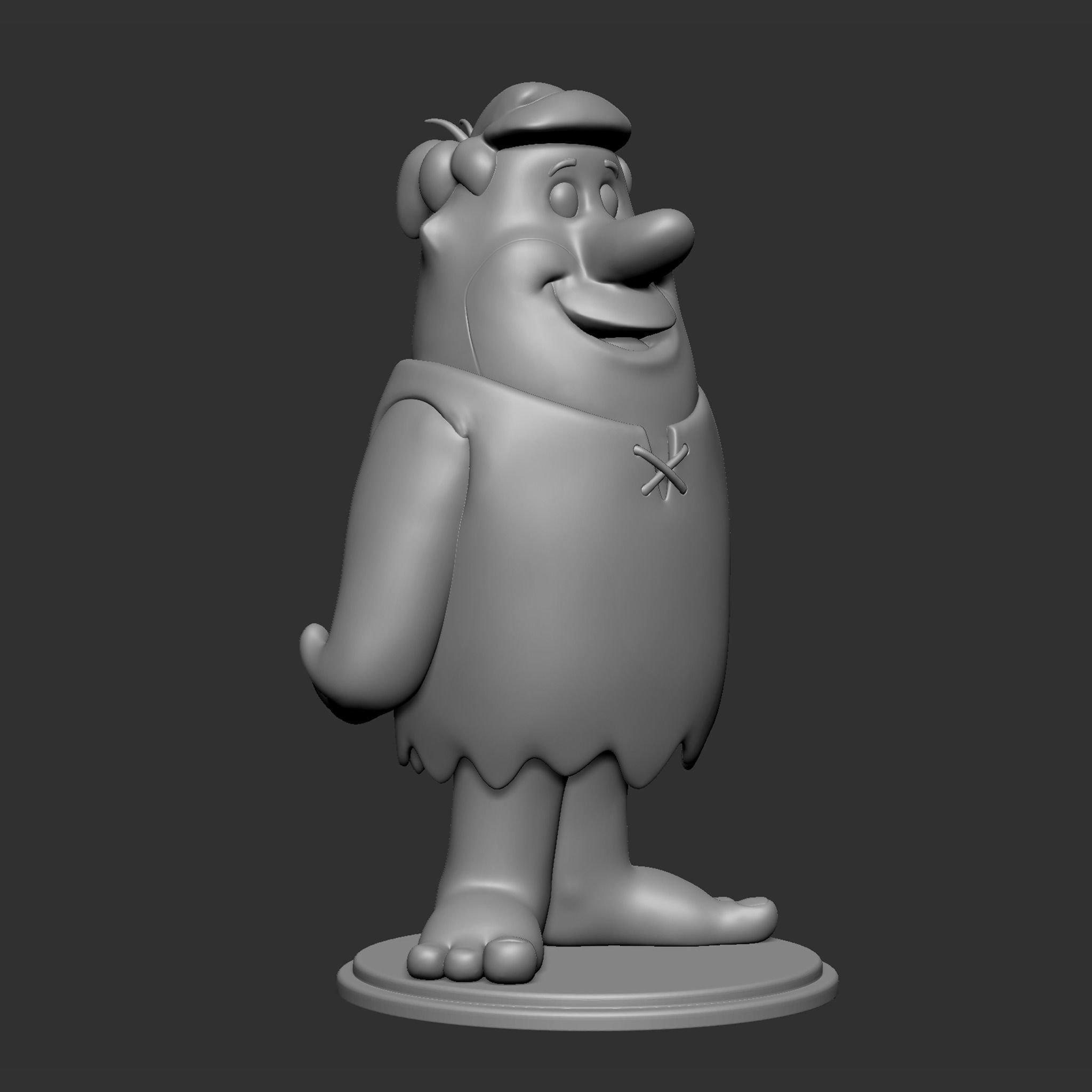 Barney Rubble 3D print model_15