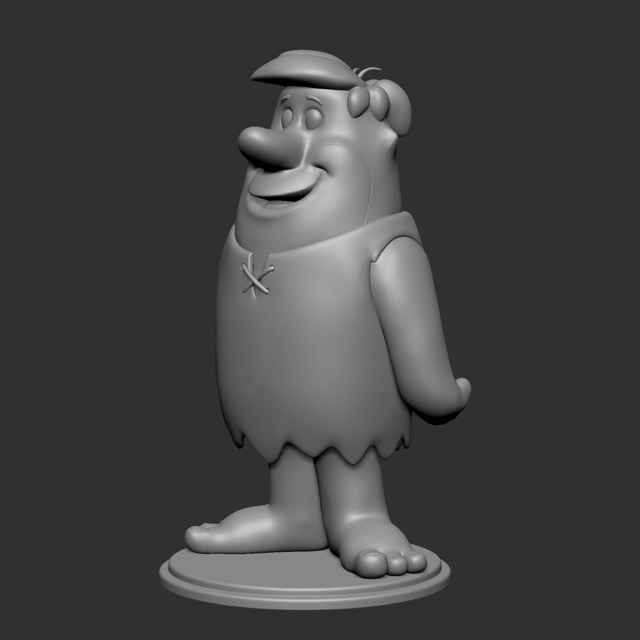 Barney Rubble 3D print model_20